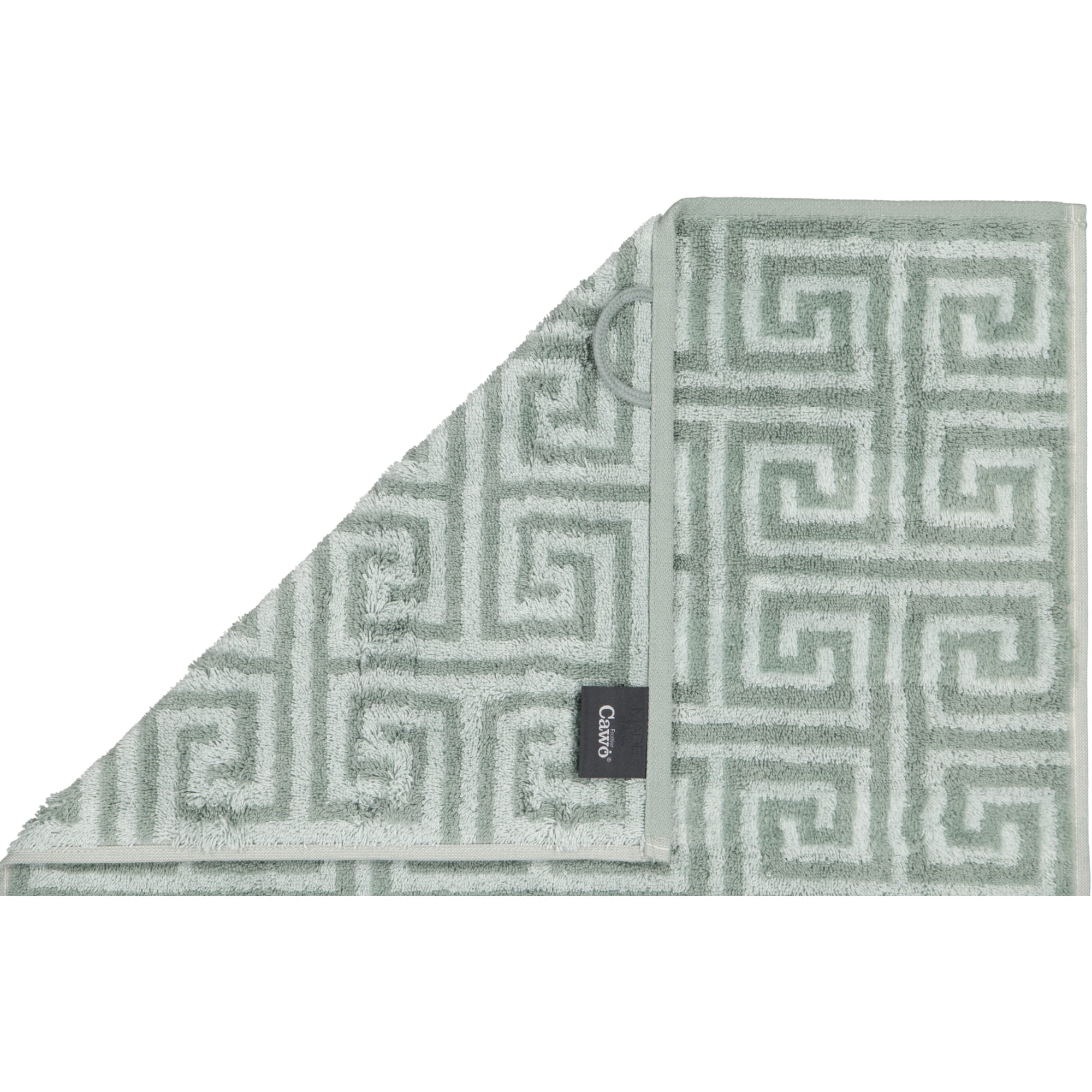 Cawö Handtücher Noblesse Elegance Allover 1088 nordic green - 44 - Gästetuch 30x50 cm