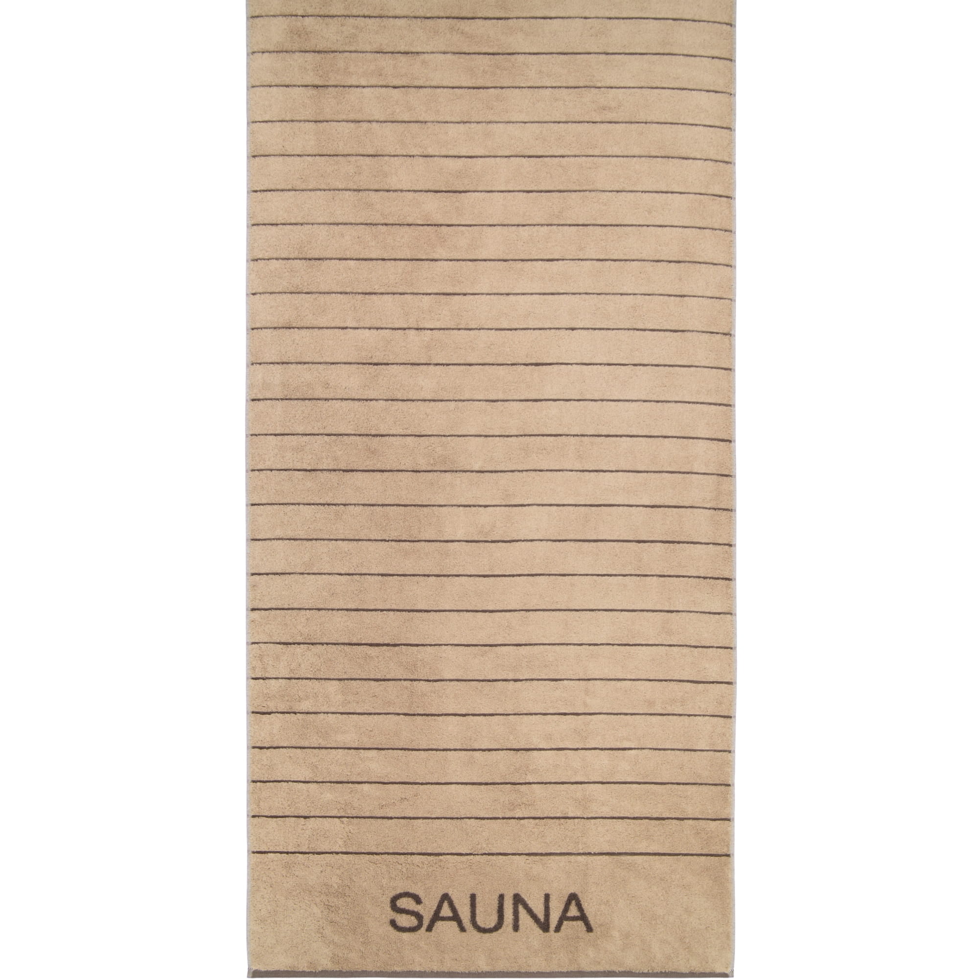 Cawö Saunatücher Balance Doubleface 6237 sand - 39 - 80x200 cm