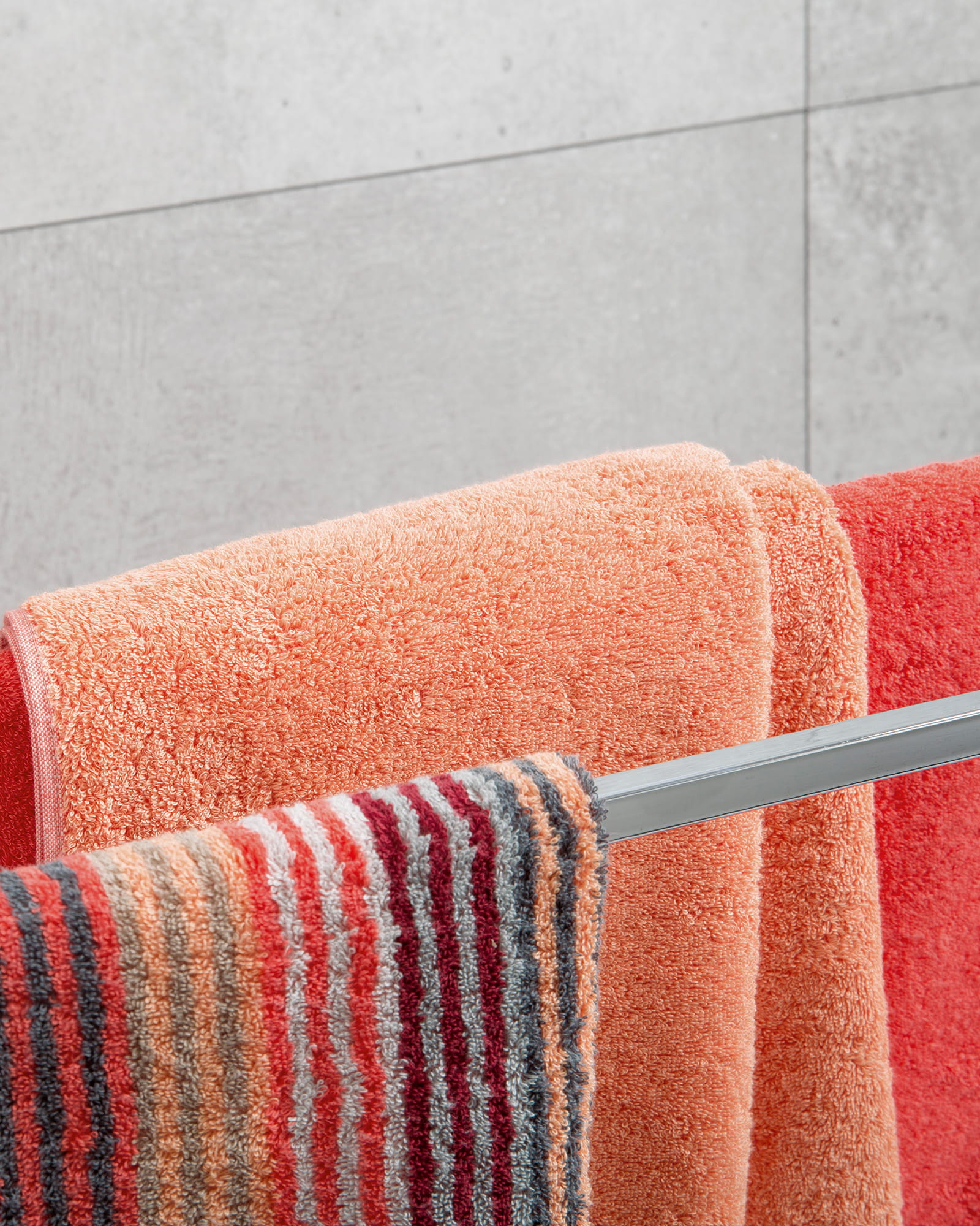 Cawö - Unique Streifen 944 - Farbe: koralle - 22