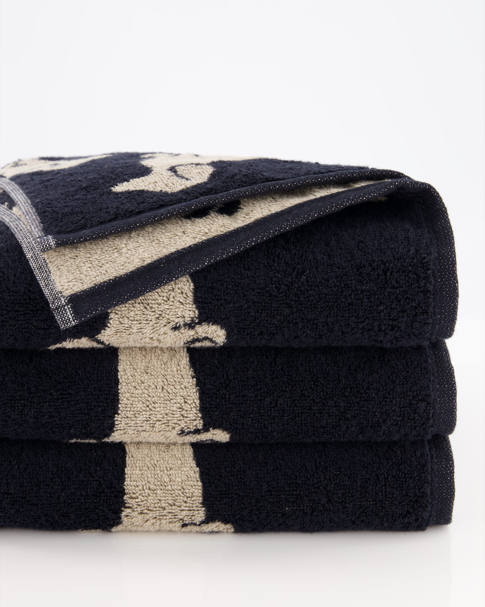 Cawö Handtücher WE LOVE DOGS 6246 Schwarz-Beige - 93