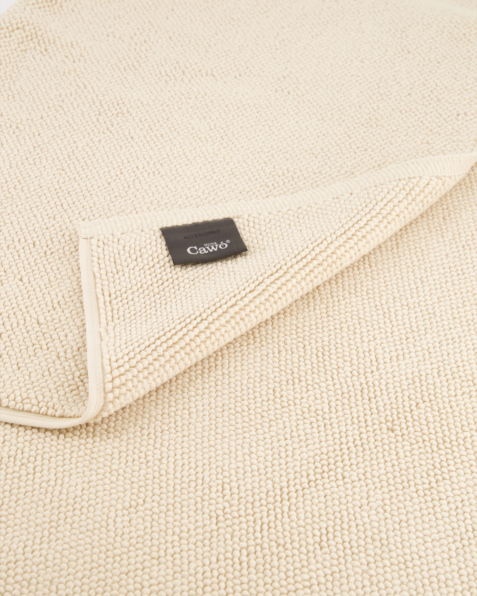 Cawö Home Badteppiche Loop 1007 beige - 370 - 60x100 cm