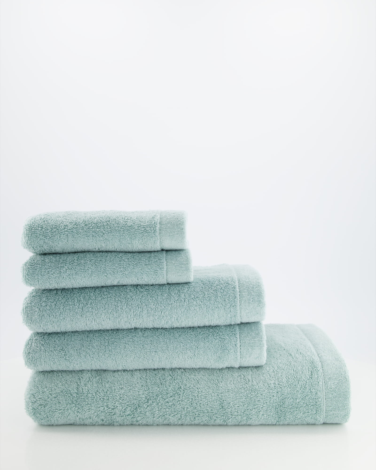 Cawö Handtücher Lifestyle Uni 7007 seegrün - 455 - Seiflappen 30x30 cm
