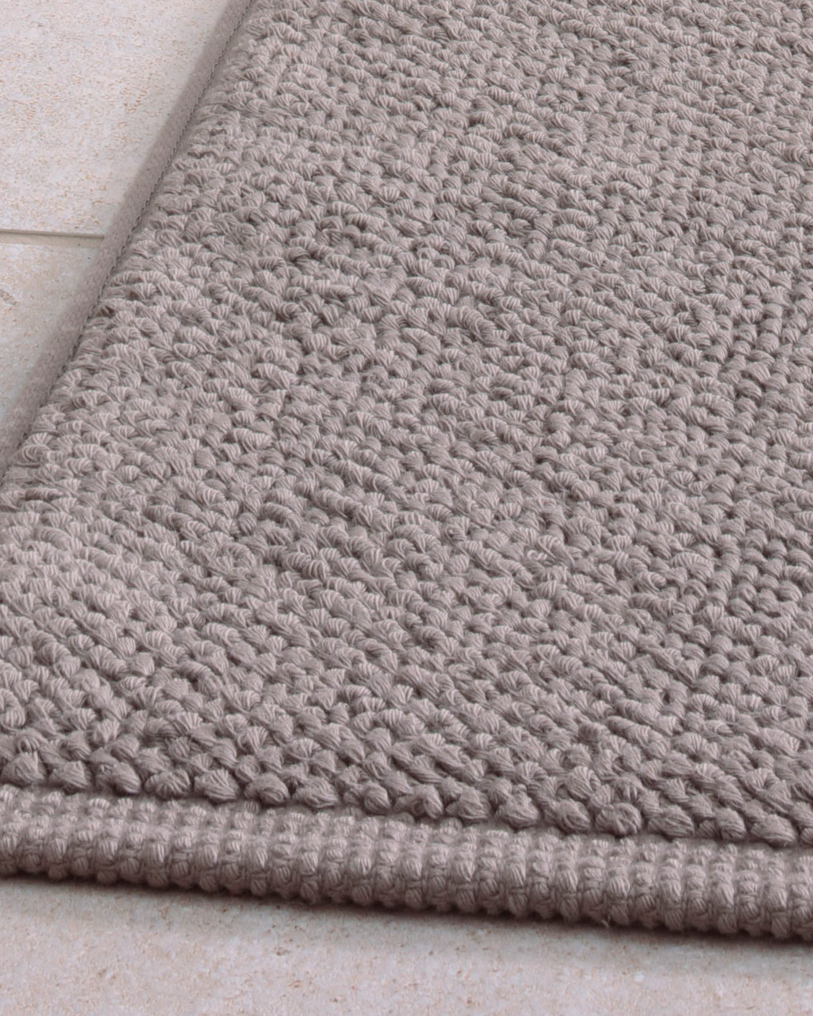 Cawö Home - Badteppich Loop 1007 - Farbe: graphit - 779 - 70x120 cm