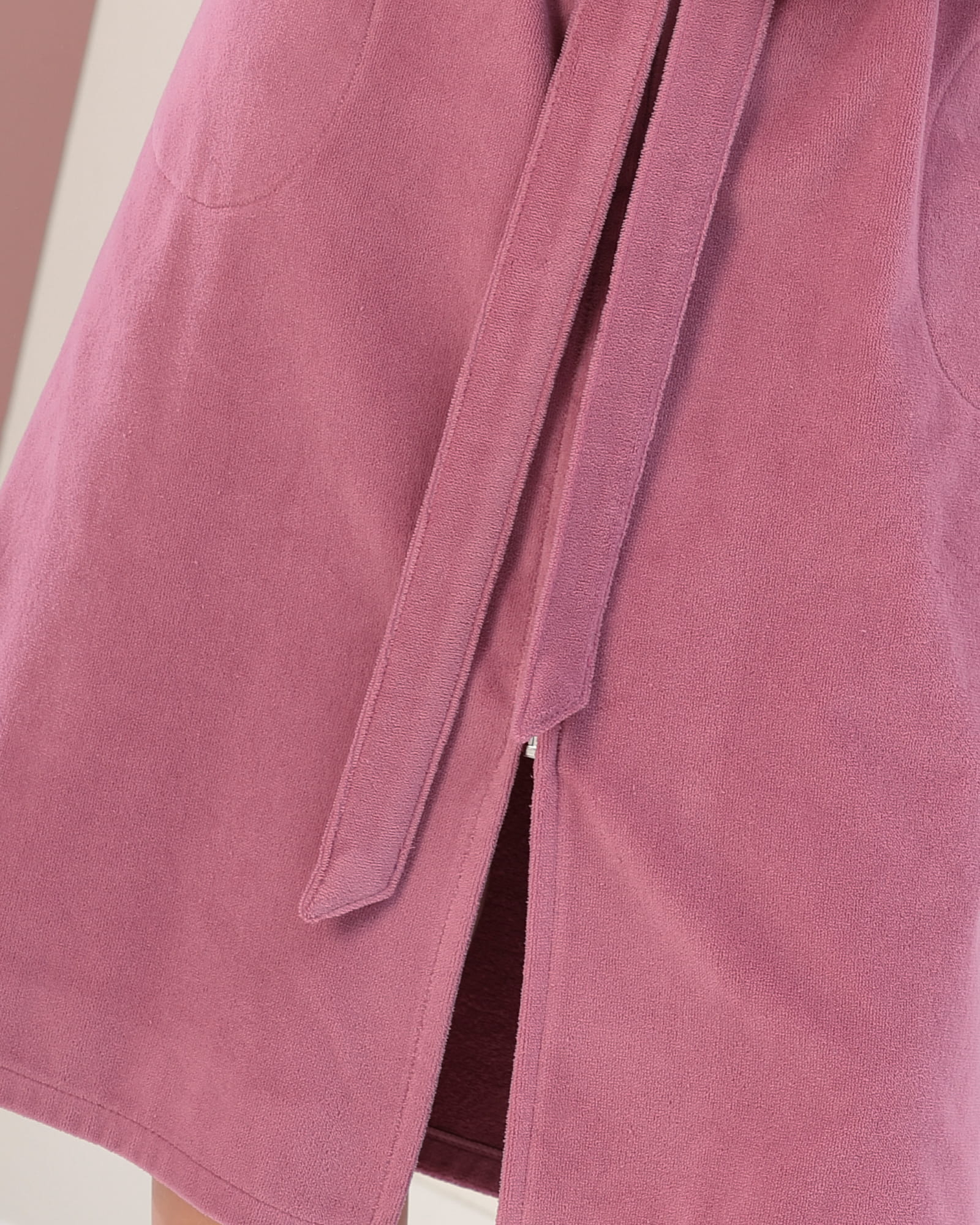 Cawö Home Damen Bademantel Kapuze RV 837 - Farbe: blush - 22