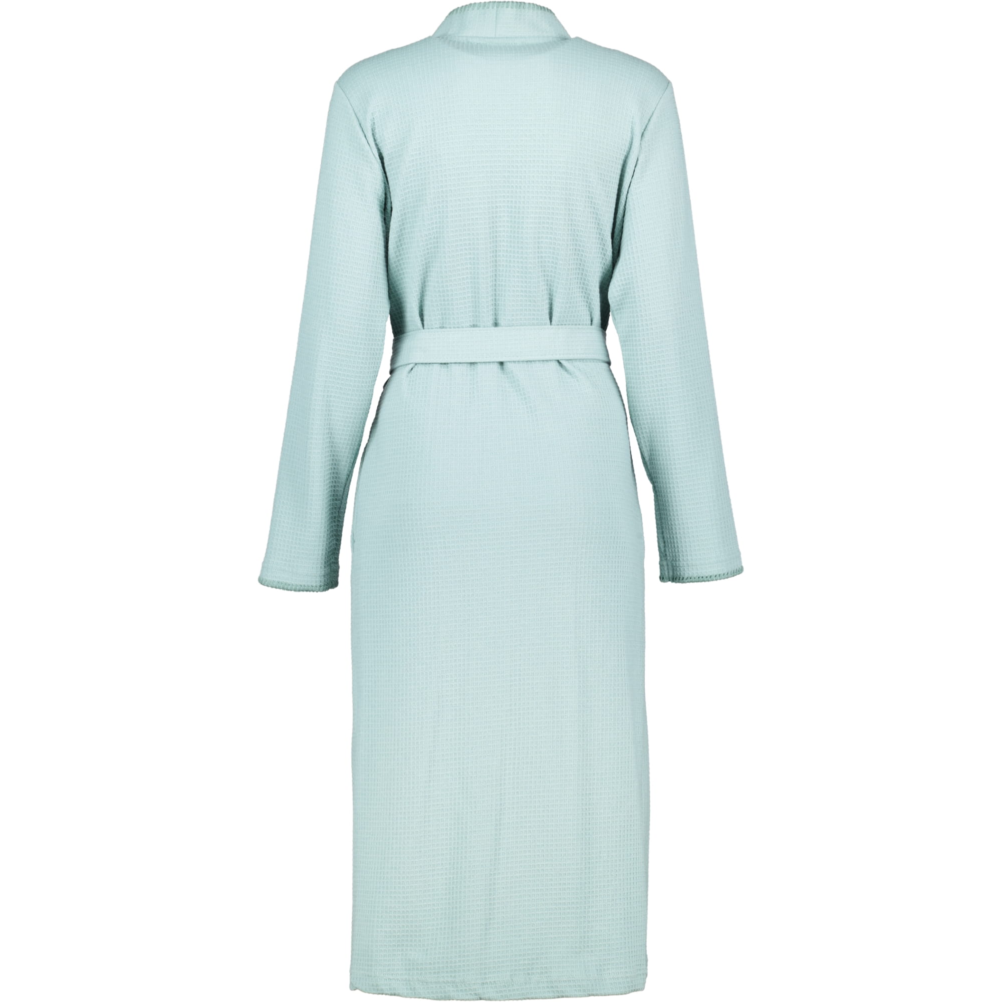 Cawö Home Damen Bademantel Kimono Pique 812 - Farbe: salbei - 44 - L
