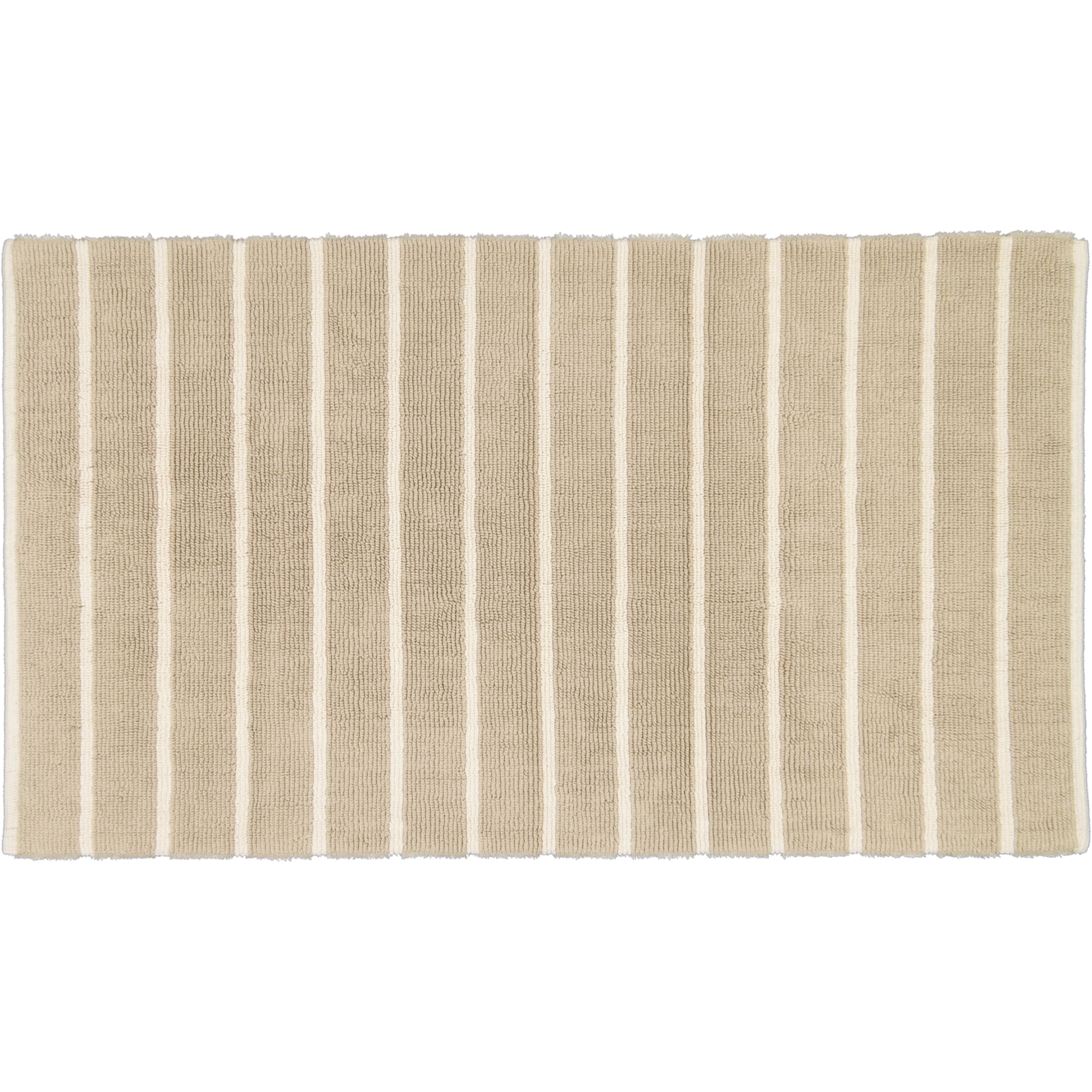Cawö Home Badteppiche Balance Streifen 1008 natur - 33 - 70x120 cm