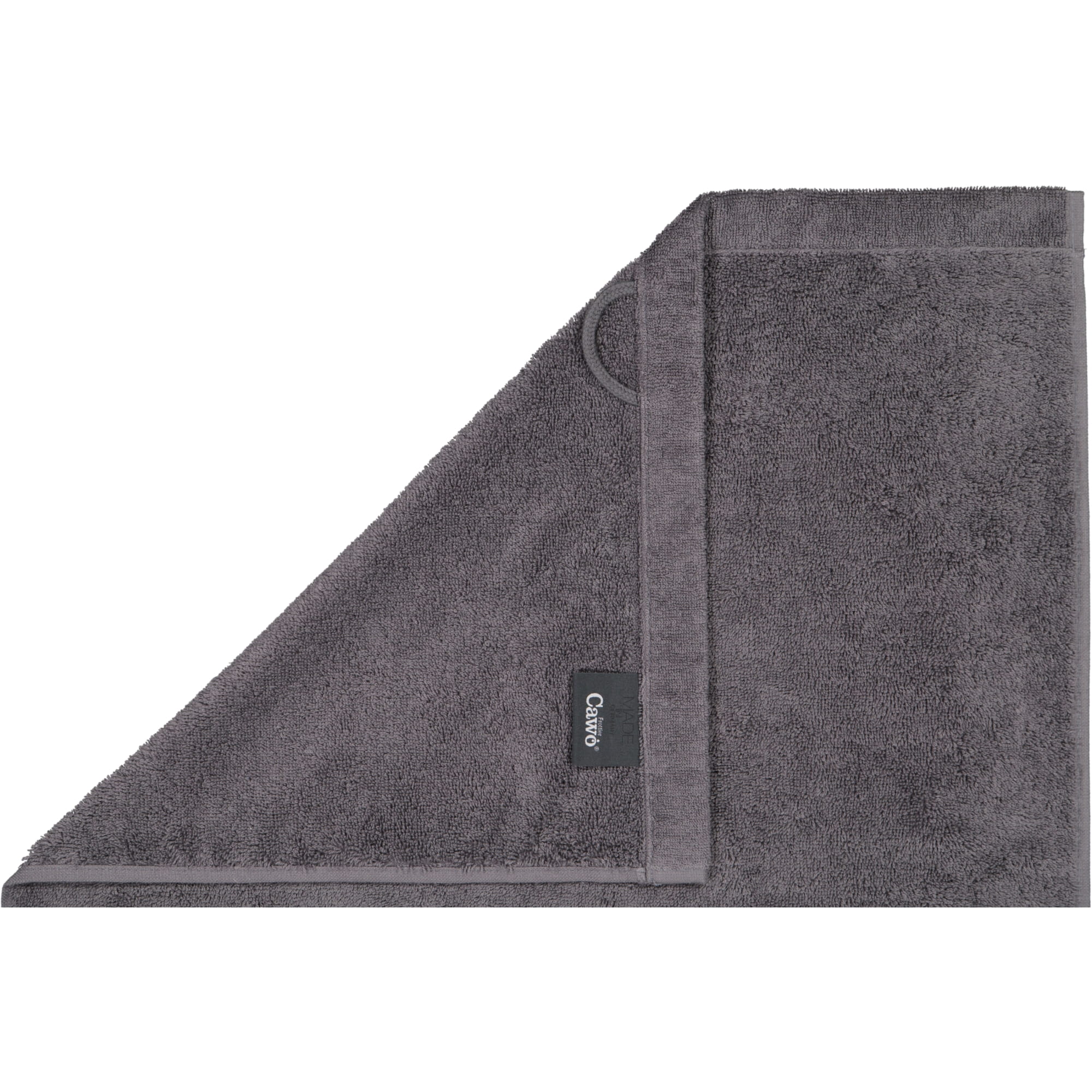 Cawö Handtücher Lifestyle Uni 7007 anthrazit - 774 - Seiflappen 30x30 cm