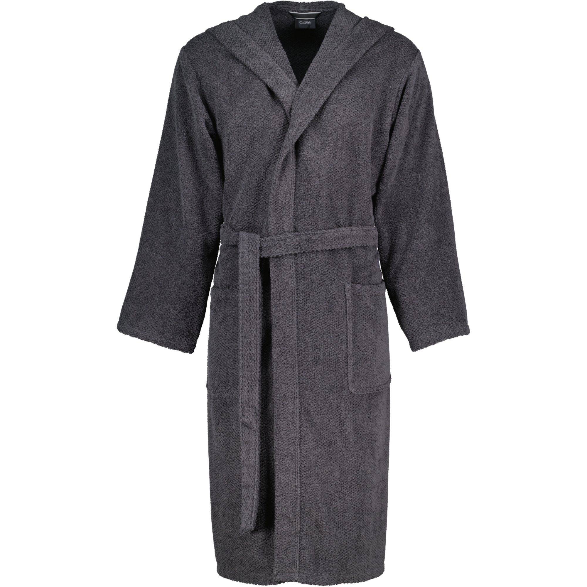 Cawö Bademäntel Herren Kapuze Pure 5623 basalt - 740