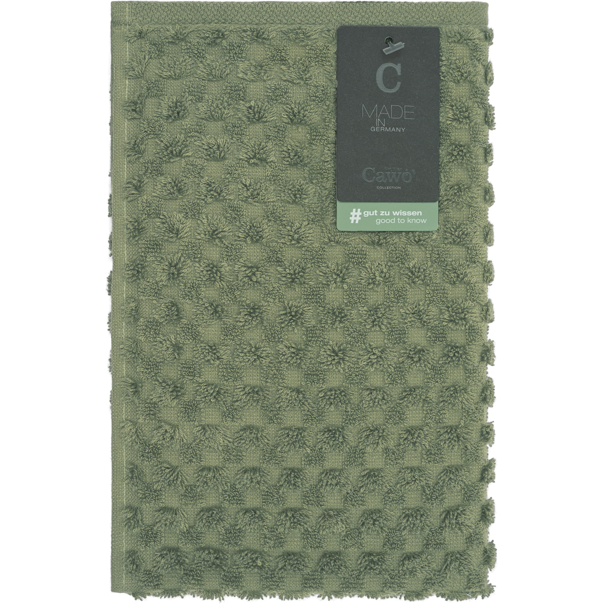 Cawö Küchenhandtücher Cuisine Pro Uni 520 oliv - 497 - 50x50 cm