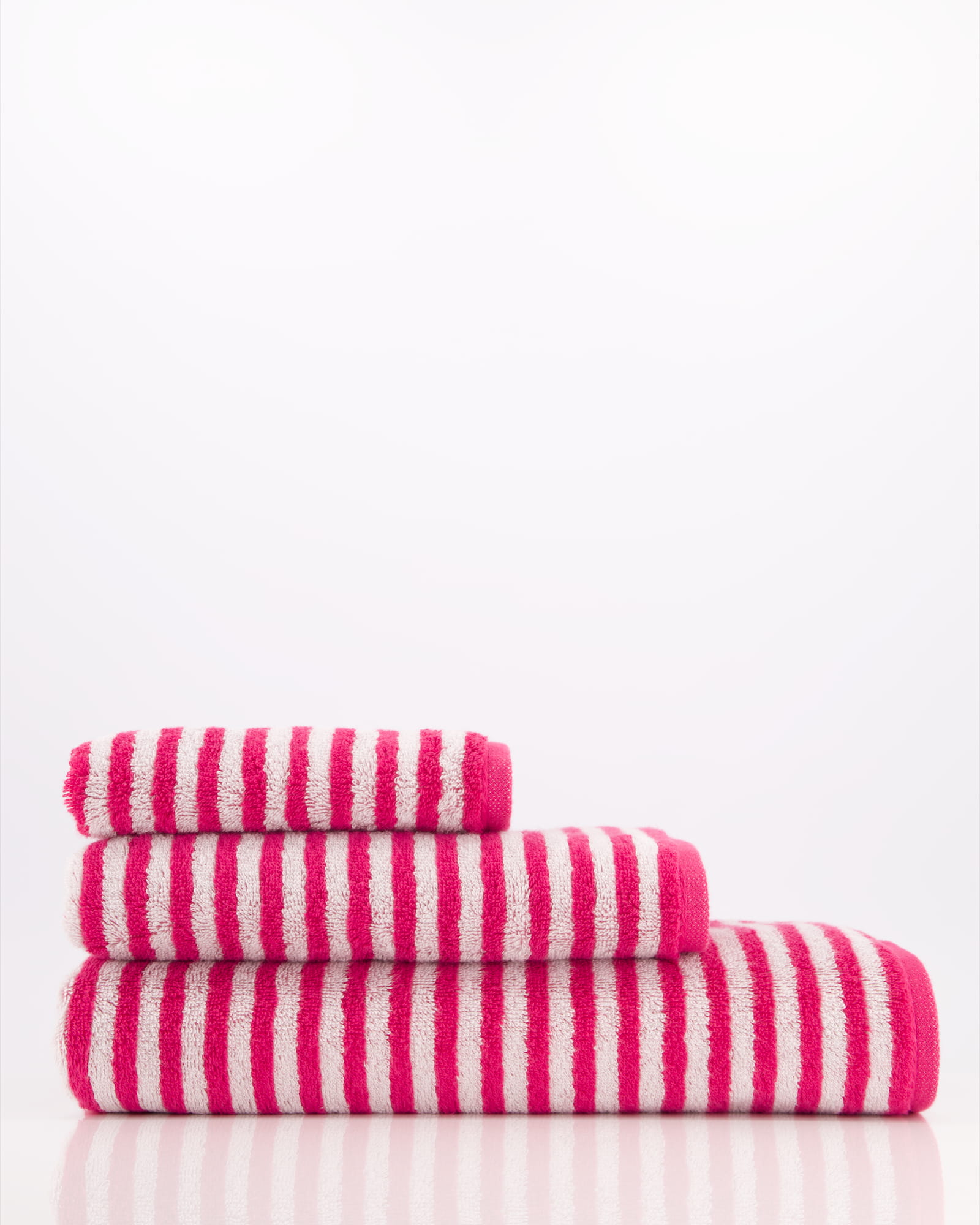 Cawö Handtücher Campus Ringel 955 pink - 22