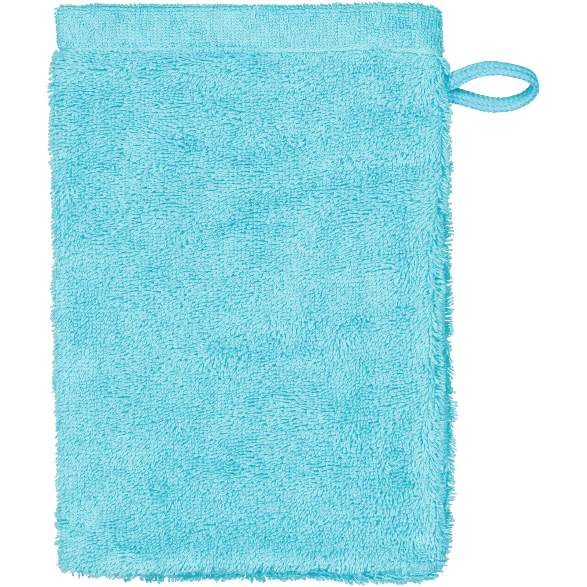 Cawö Handtücher Lifestyle Uni 7007 türkis - 430 - Waschhandschuh 16x22 cm