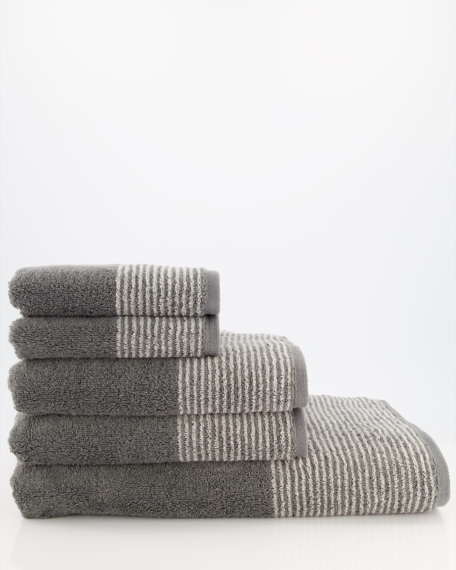 Cawö Handtücher Luxury Home Two-Tone 590 schiefer - 77