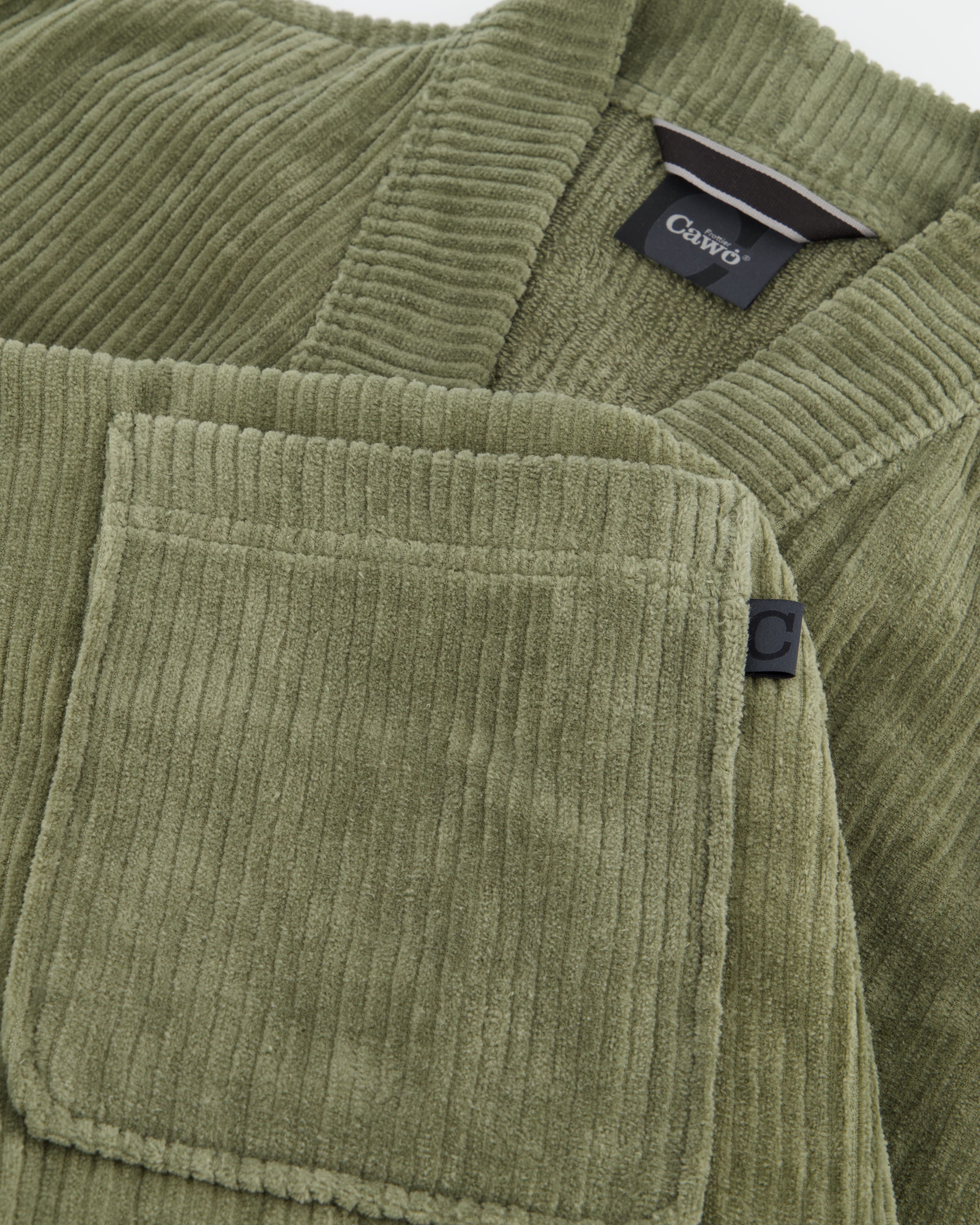 Cawö Bademäntel Herren Kimono Cord-Optik 6540 field - 453