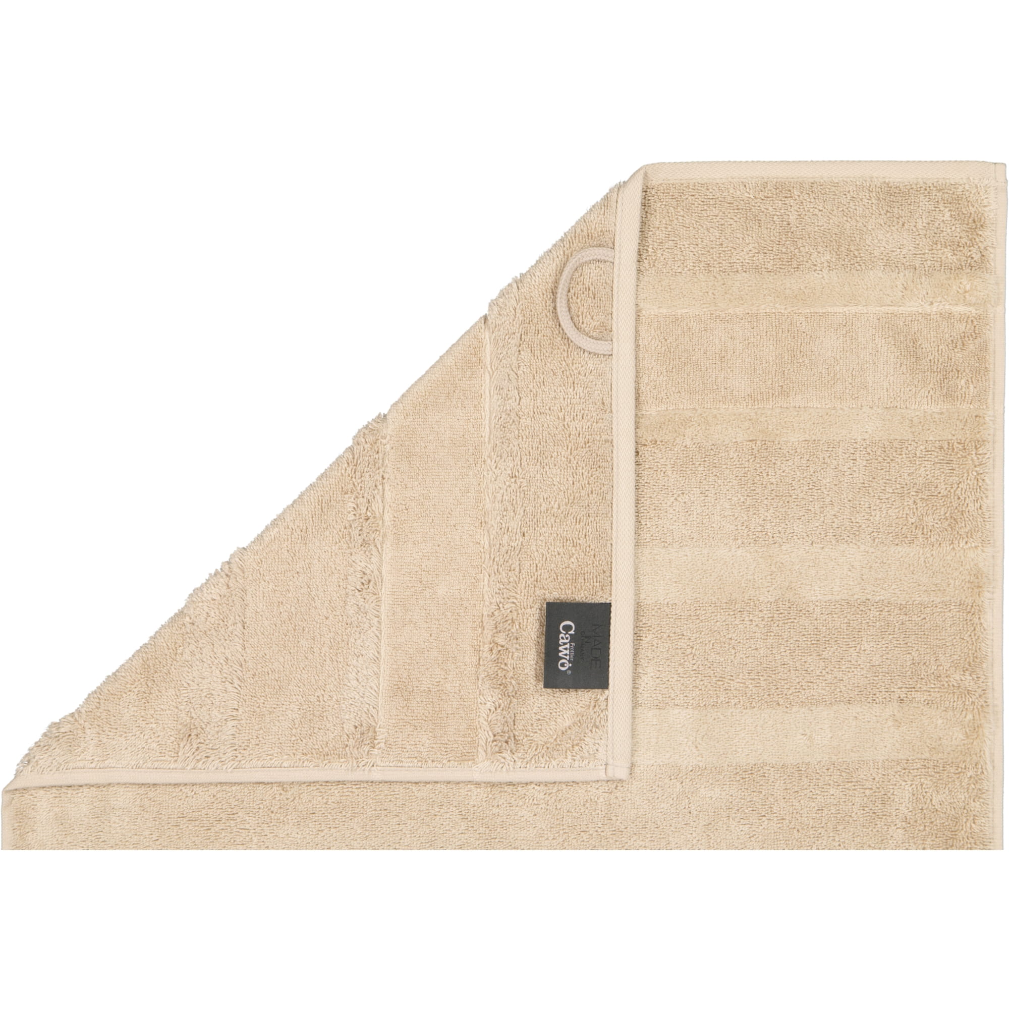 Cawö - Noblesse2 1002 - Farbe: 375 - sand - Handtuch 50x100 cm