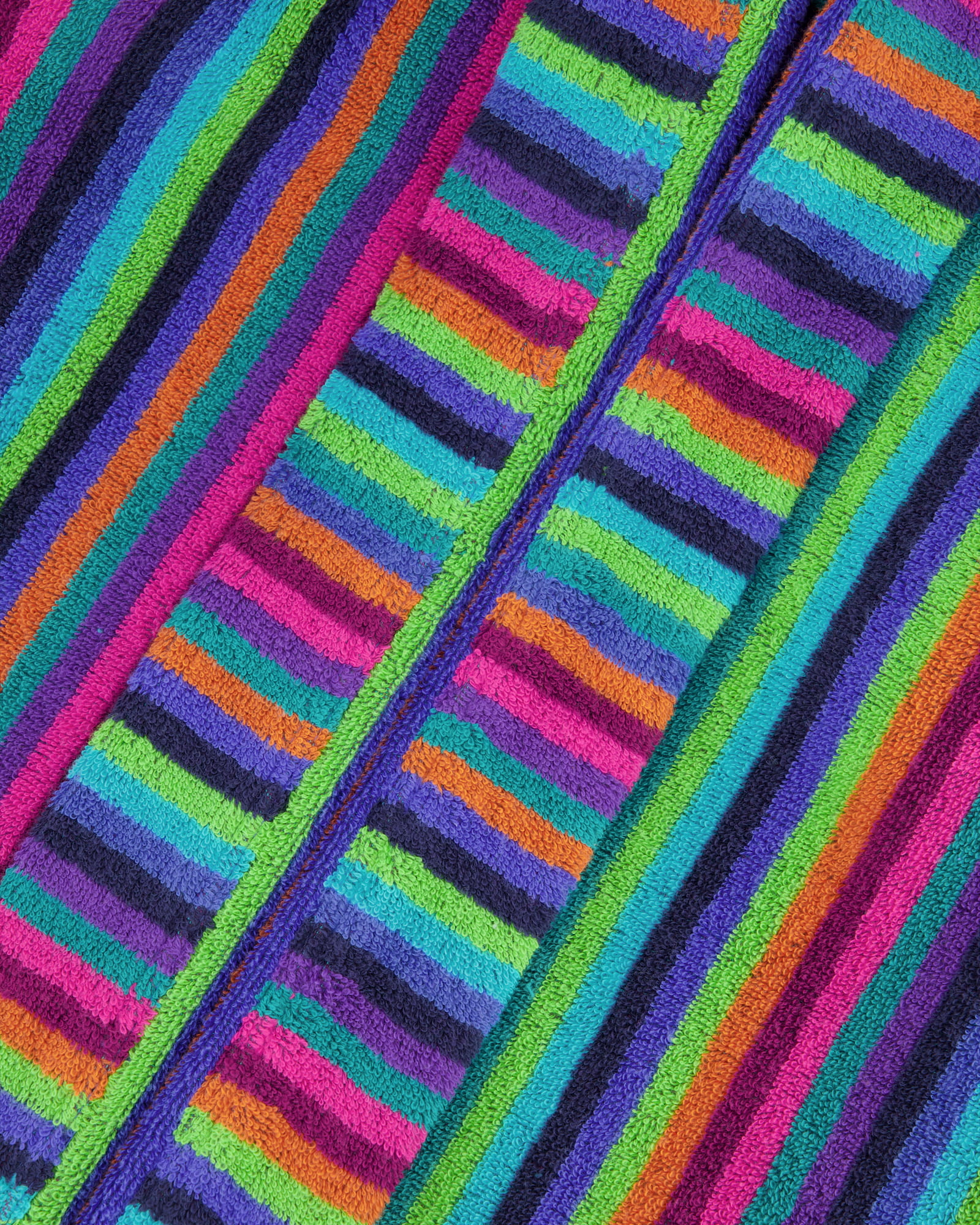 Cawö - Damen Kurzmantel Walkfrottier - Kapuze 7049 - Farbe: 84 - multicolor