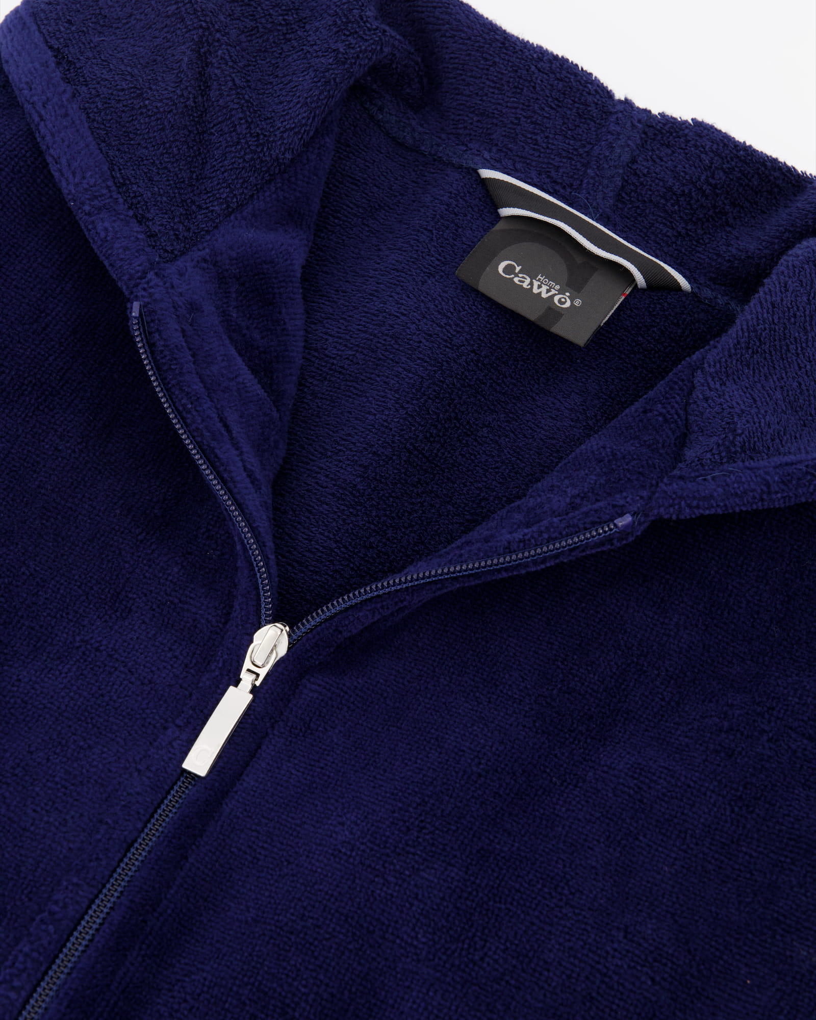 Cawö Home Damen Bademantel Kapuze RV 837 - Farbe: marine - 11