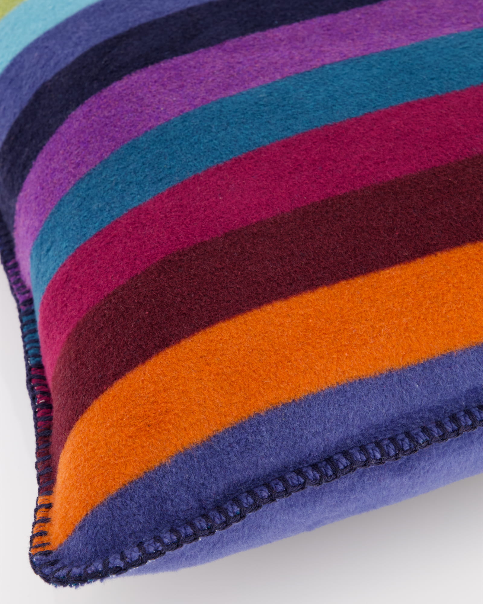 Cawö Kissenhüllen Lifestyle Blockstreifen 70481 multicolor dunkel - 84 - 50x50 cm