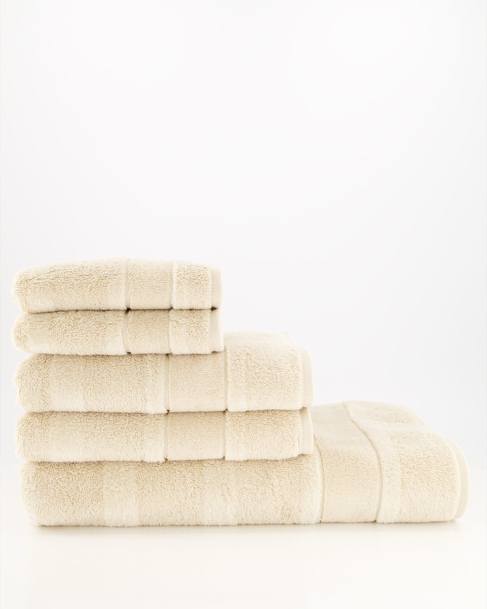 Cawö Handtücher Noblesse2 Uni 1002 beige - 370 - Seiflappen 30x30 cm