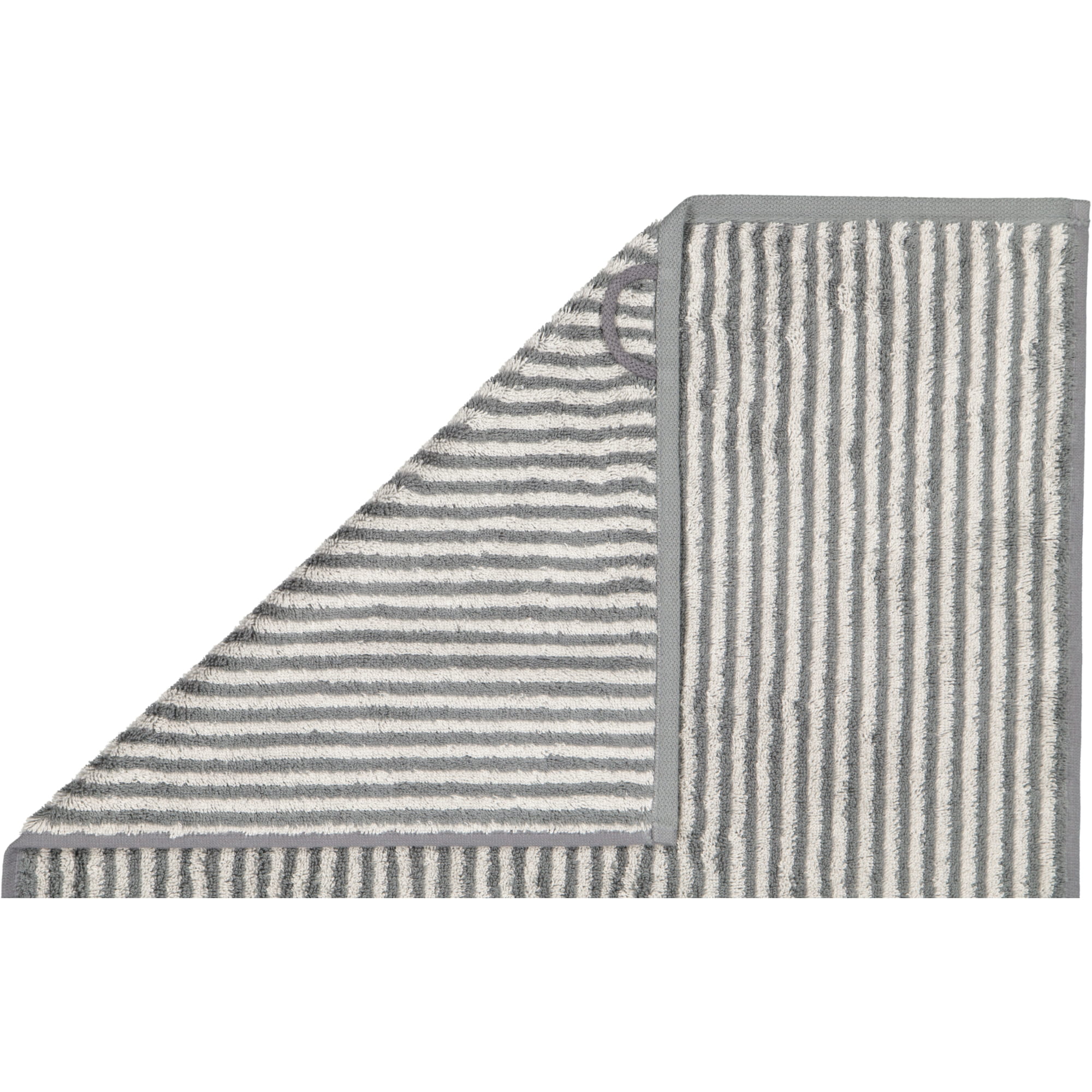 Cawö Handtücher Two-Tone Stripes 480 schiefer - 77
