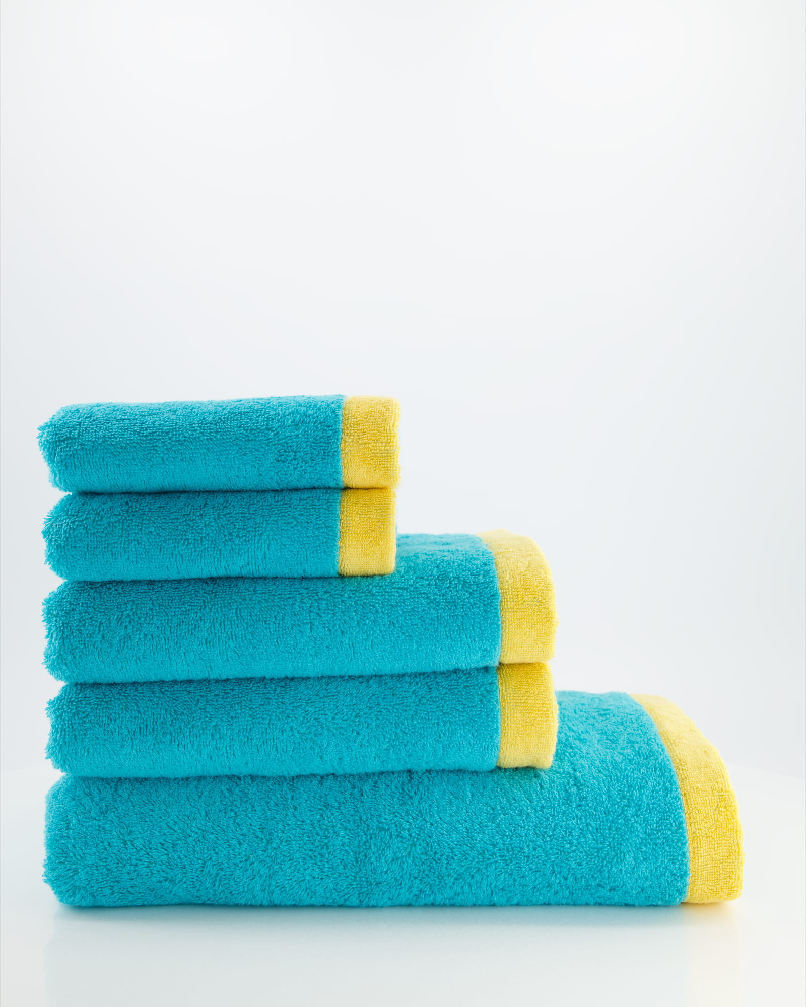 Cawö Handtücher Lifestyle Splash 7071 türkis/apricot - 15