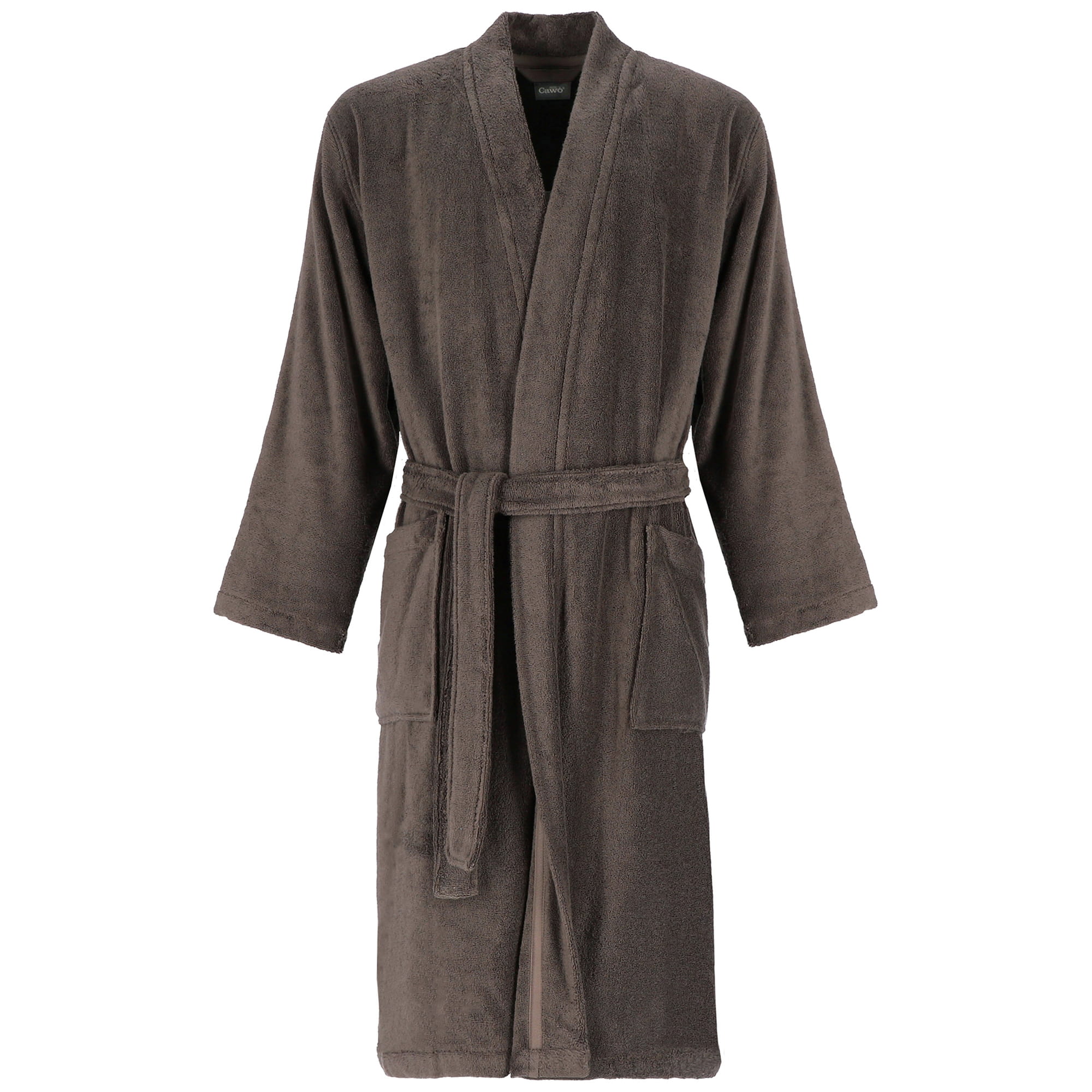 Cawö Home Bademäntel Herren Kimono Uni 828 pepper - 37