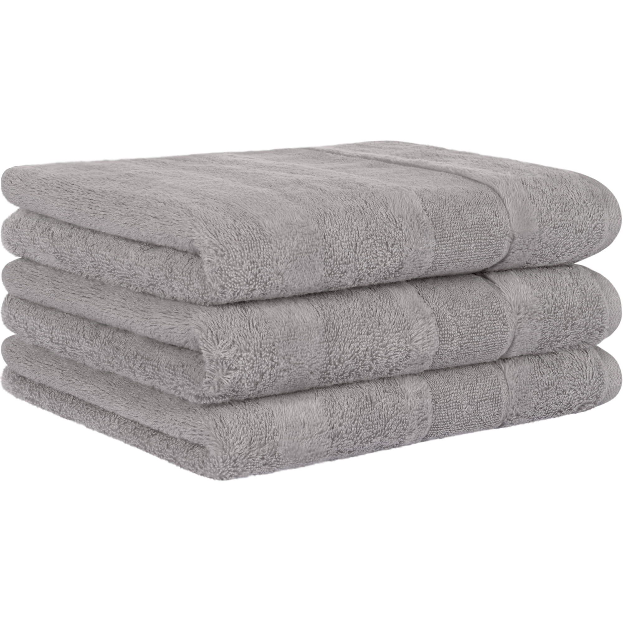 Cawö Handtücher Noblesse2 Uni 1002 metal - 735 - Handtuch 50x100 cm