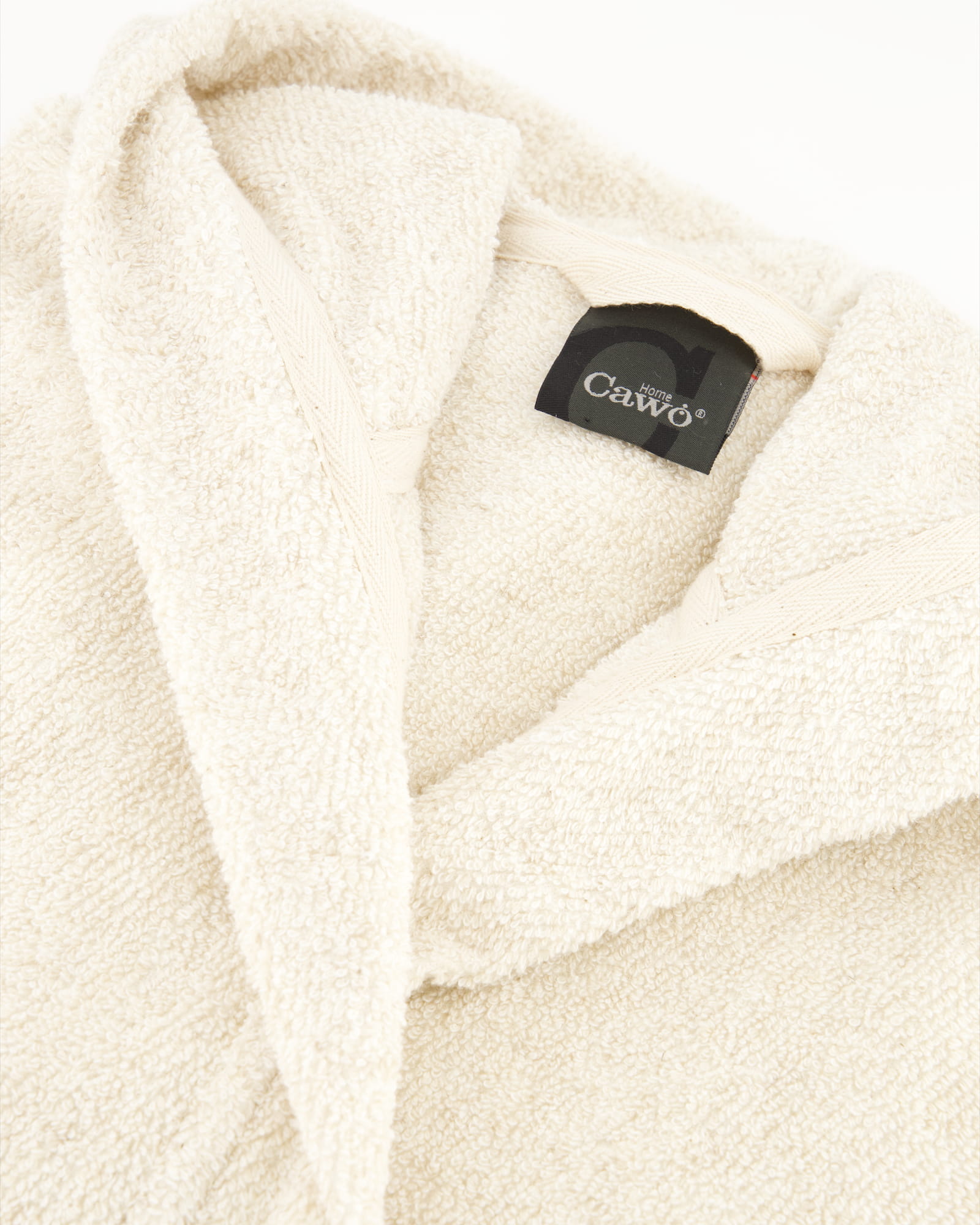 Cawö Home Bademäntel Herren Kapuze SAUNA Cotton & Hemp 847 natur - 33