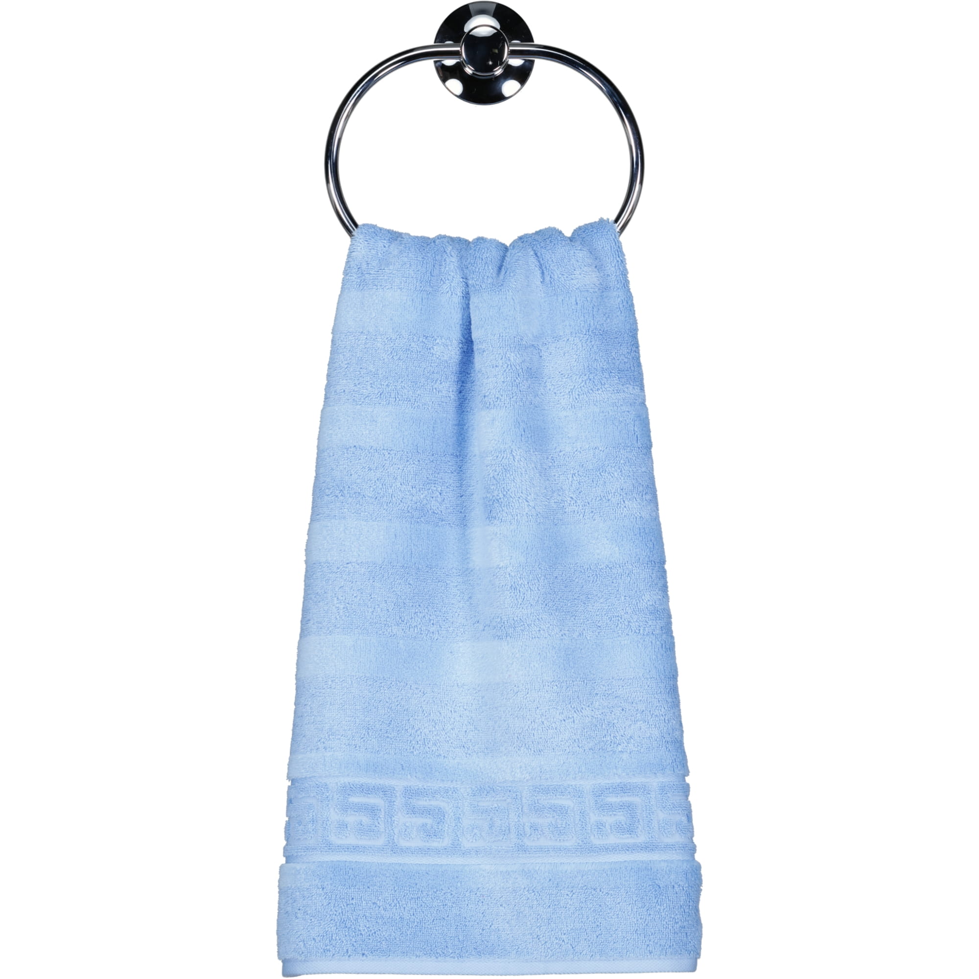 Cawö - Noblesse Uni 1001 - Farbe: 188 - mittelblau - Handtuch 50x100 cm
