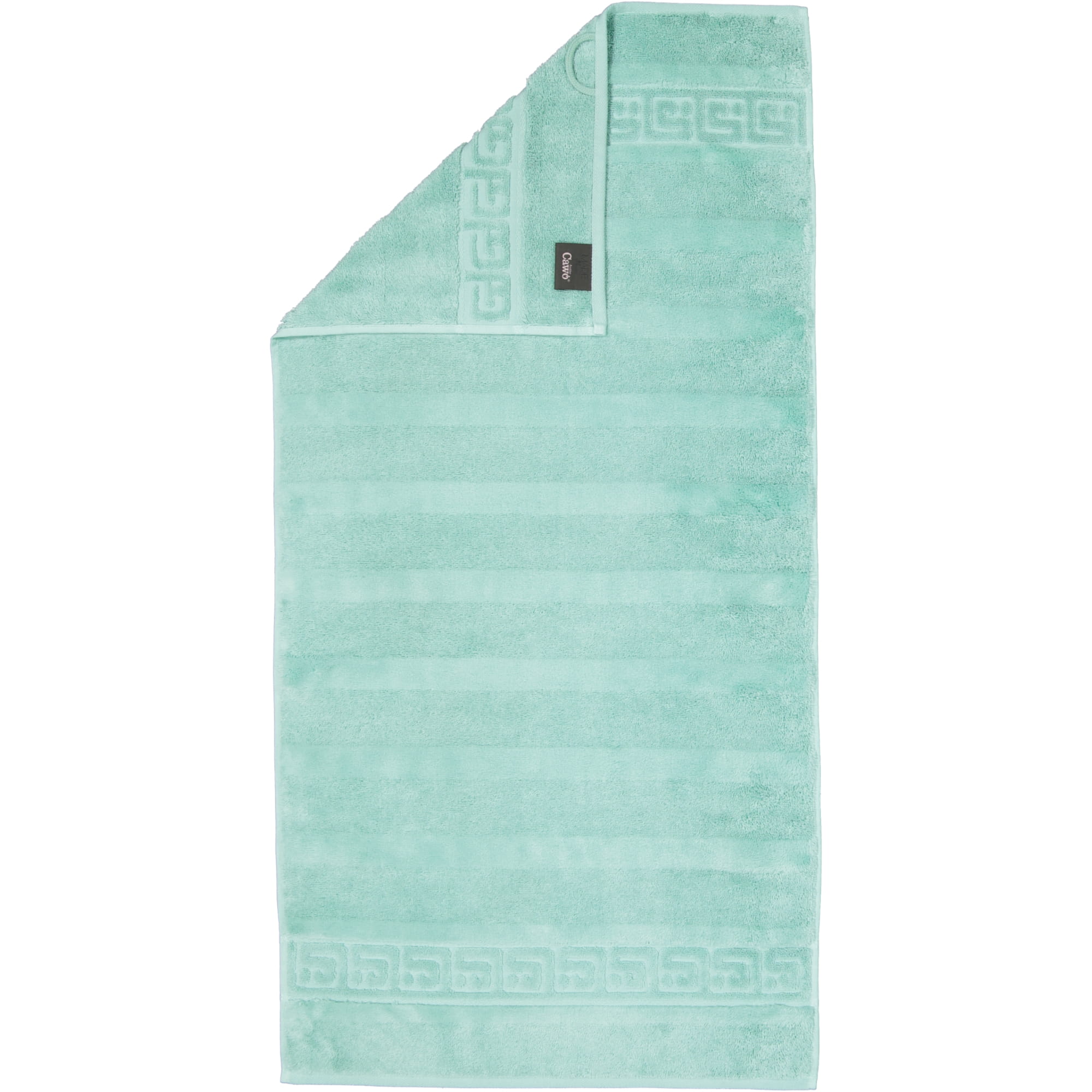 Cawö - Noblesse Uni 1001 - Farbe: 474 - agavegrün - Handtuch 50x100 cm