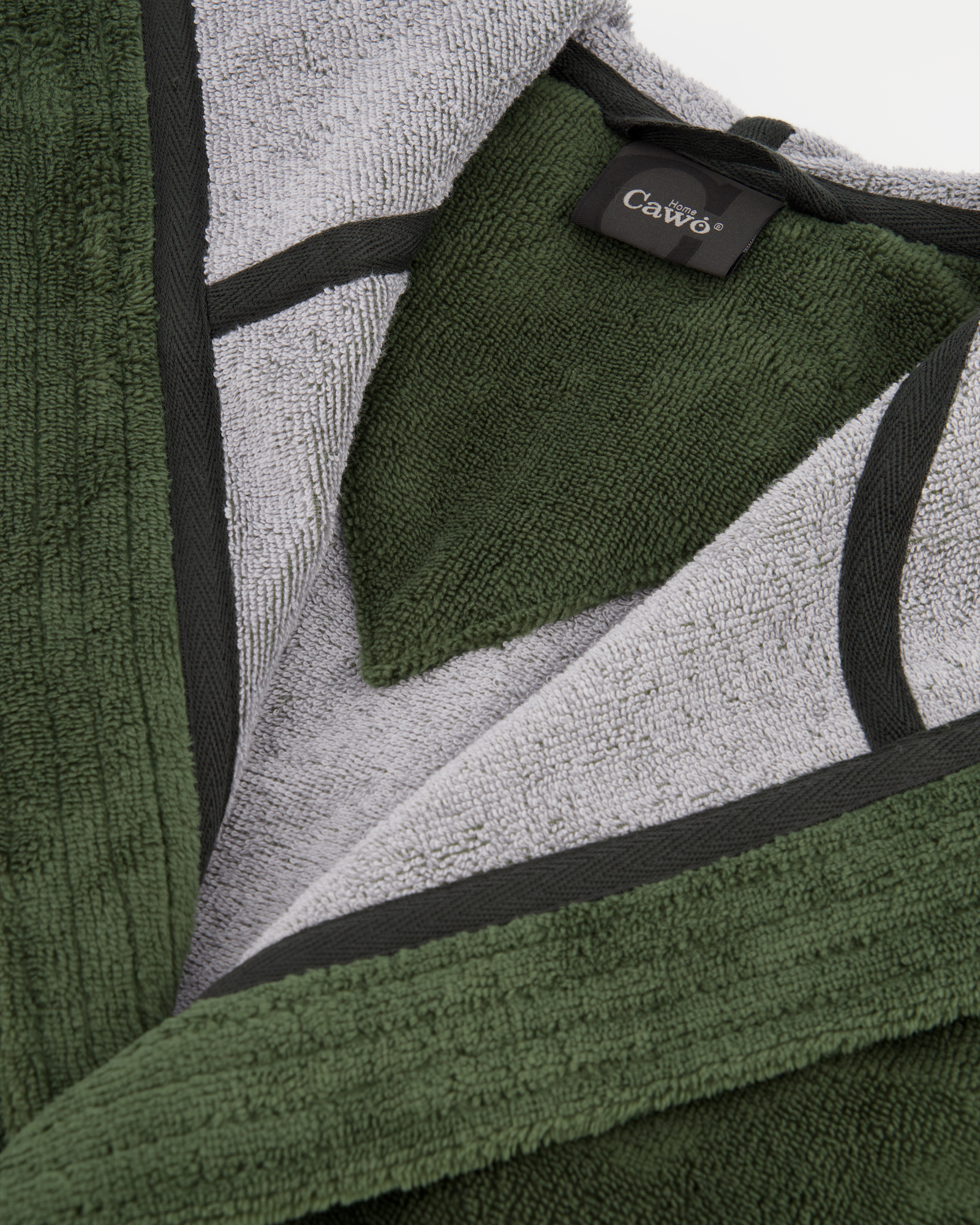 Cawö Home Herren Bademantel Kapuze 831 - Farbe: field - 47 - M