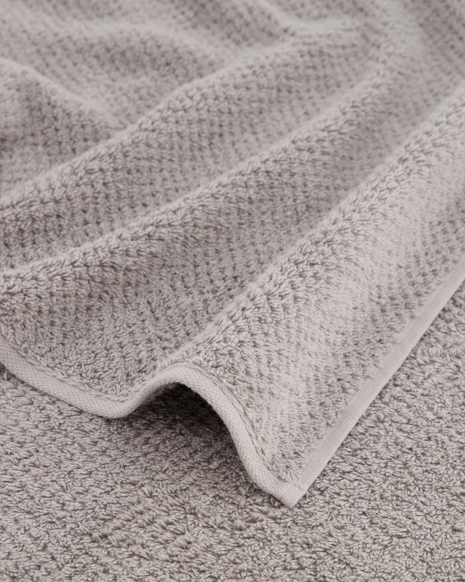 Cawö Handtücher Pure 6500 - Farbe: stein - 727 - Seiflappen 30x30 cm