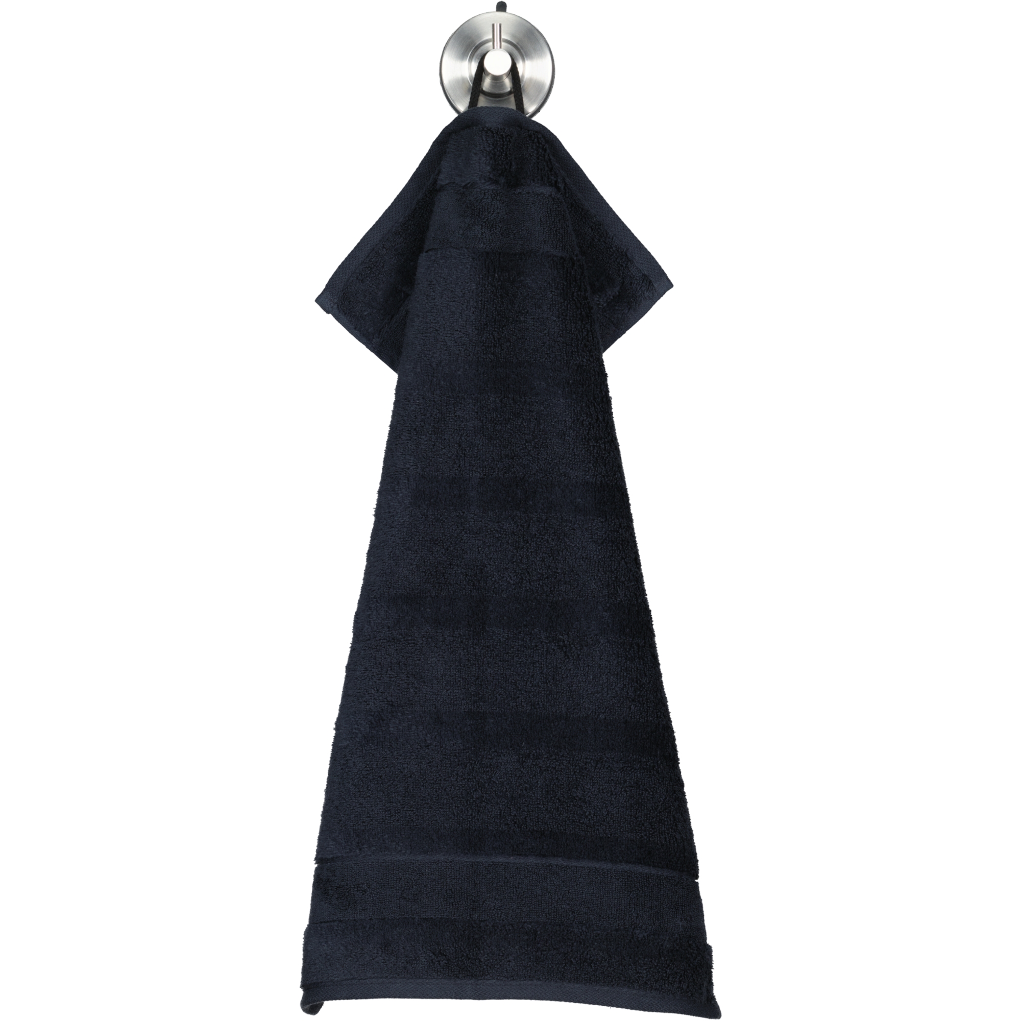 Cawö Handtücher Noblesse2 Uni 1002 schwarz - 906 - Gästetuch 30x50 cm
