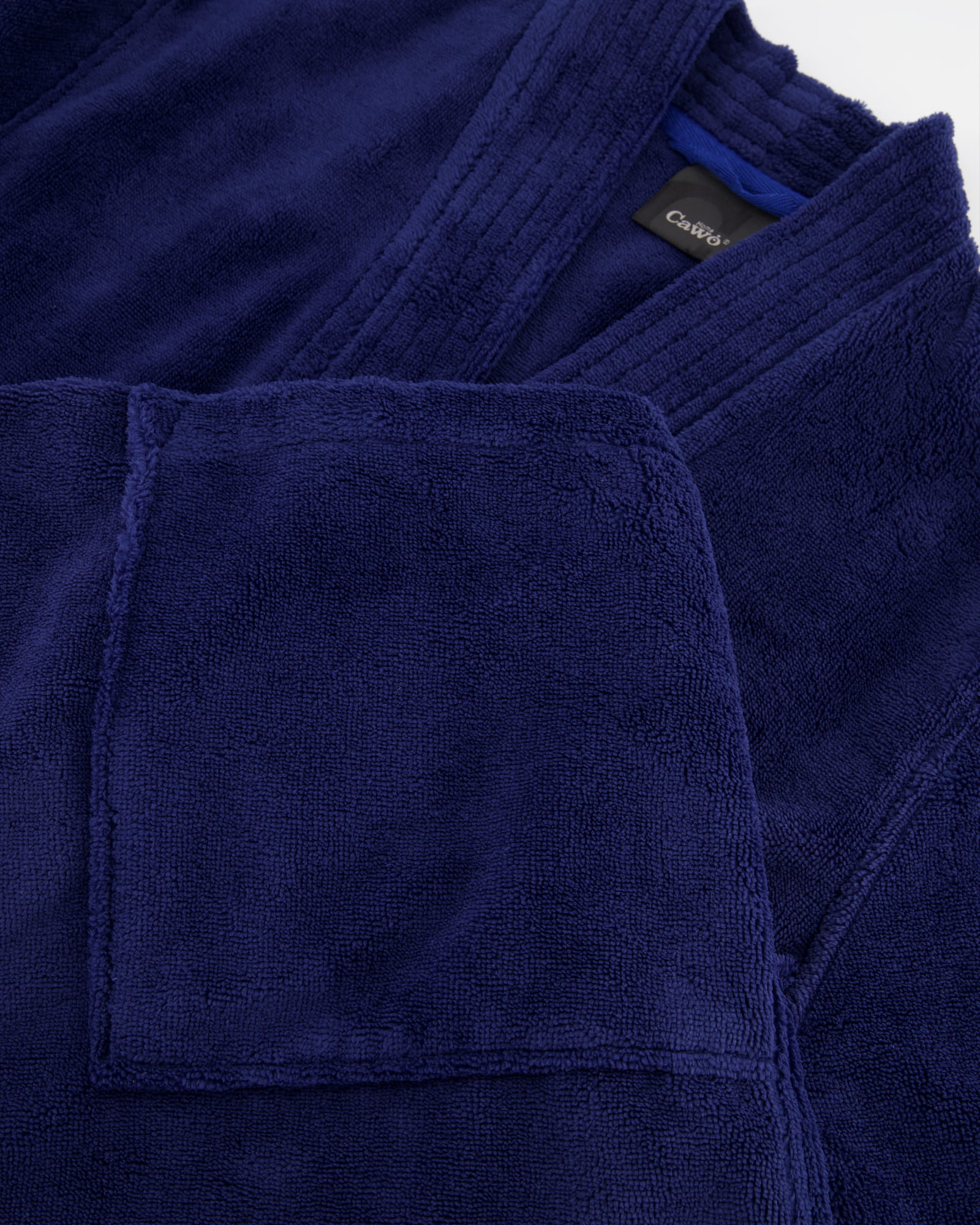 Cawö Home Herren Bademantel Kimono 800 - Farbe: nachtblau - 11