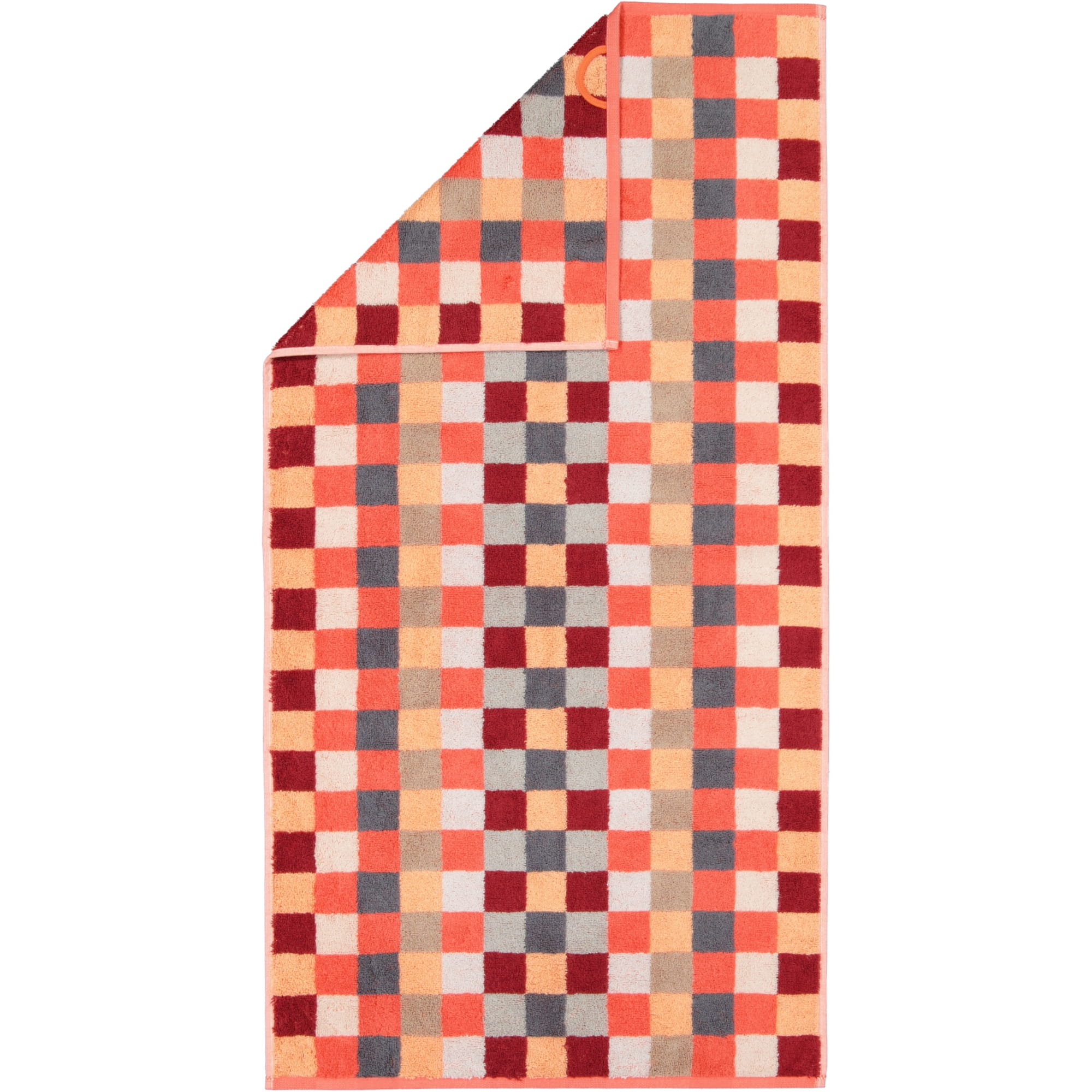 Cawö - Unique Karo 942 - Farbe: koralle - 22