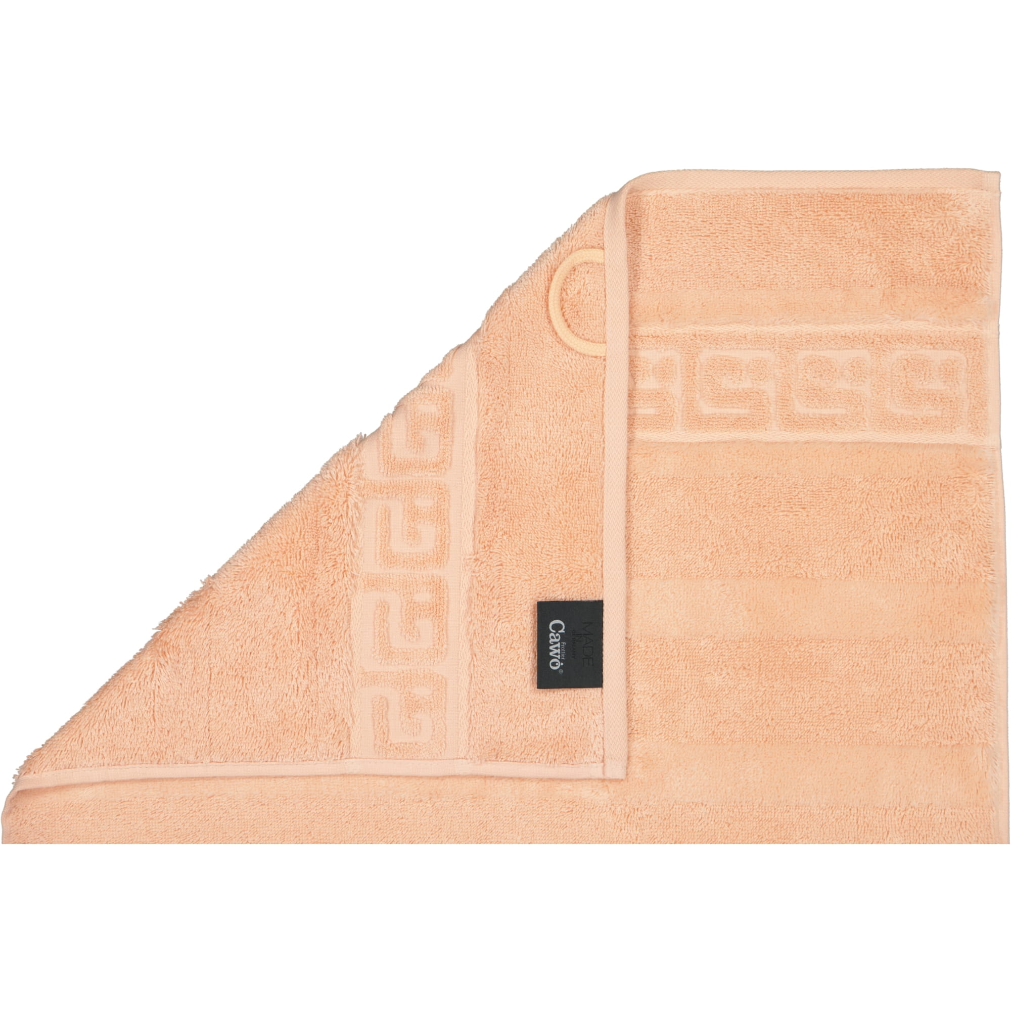 Cawö - Noblesse Uni 1001 - Farbe: 368 - lachs - Duschtuch 80x160 cm