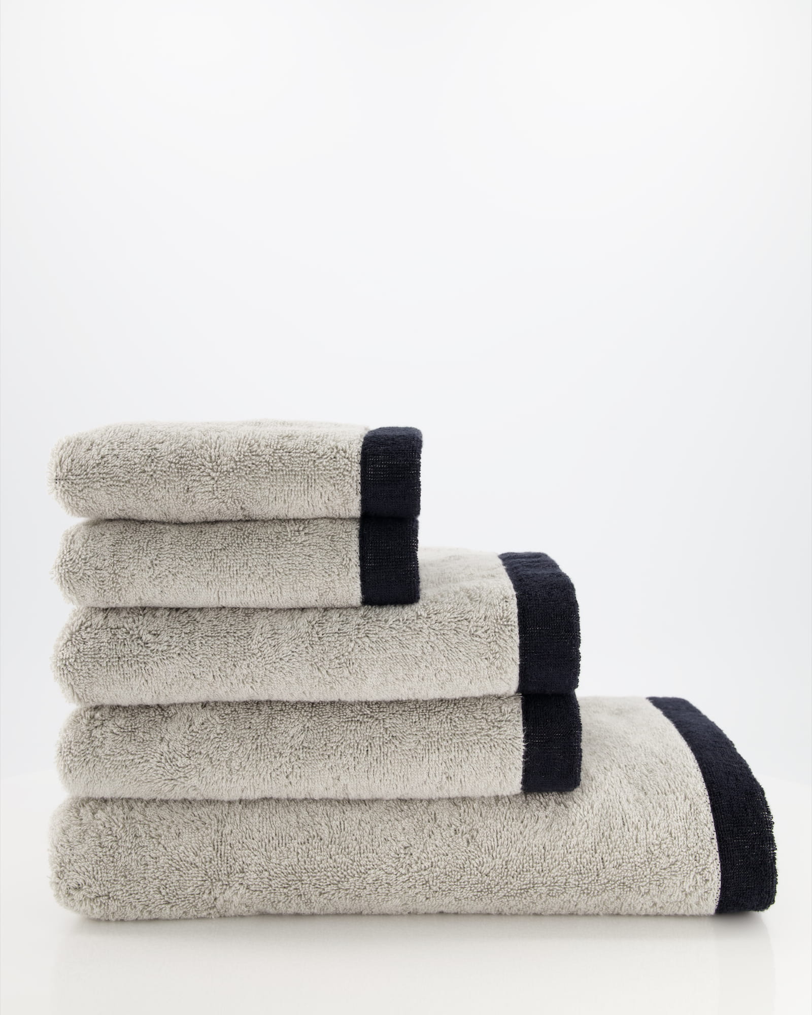 Cawö Handtücher Lifestyle Splash 7071 platin/schwarz - 79