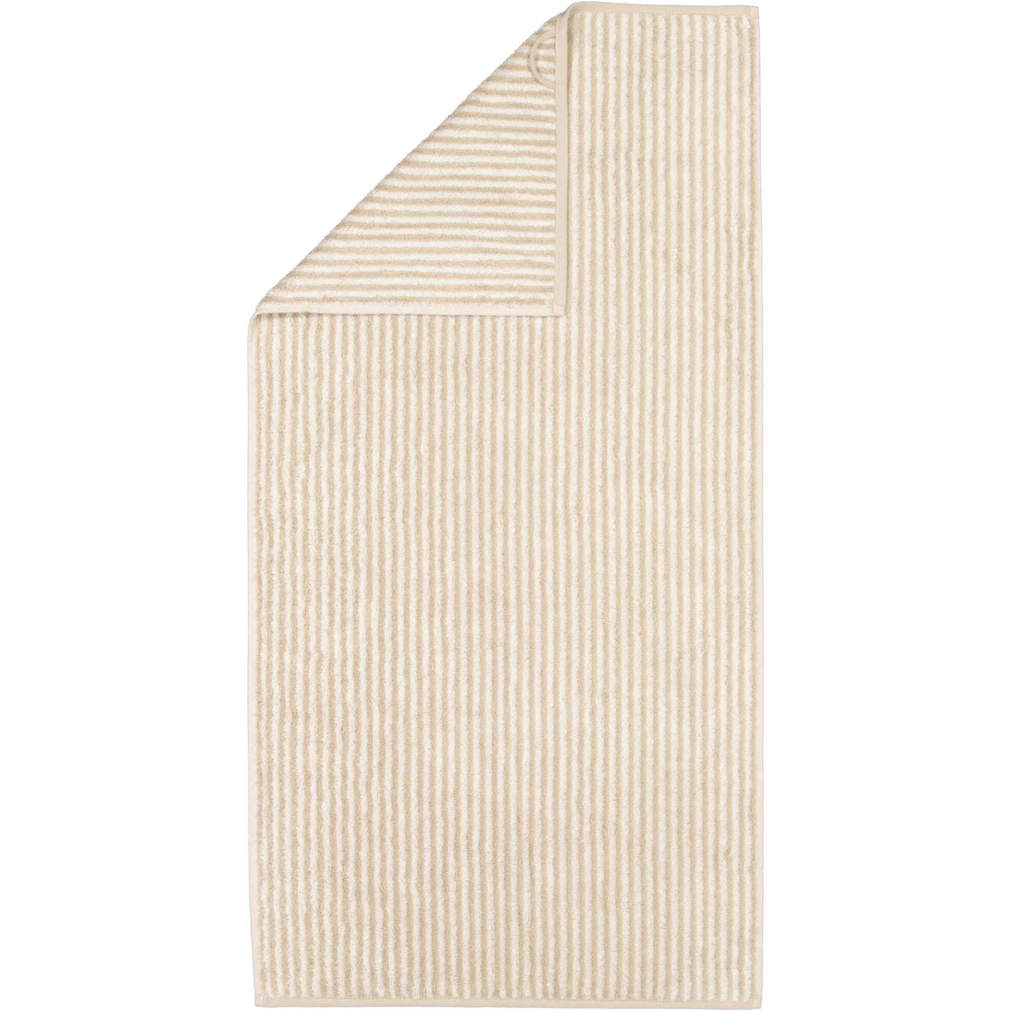 Cawö Handtücher Two-Tone Stripes 480 sand - 33