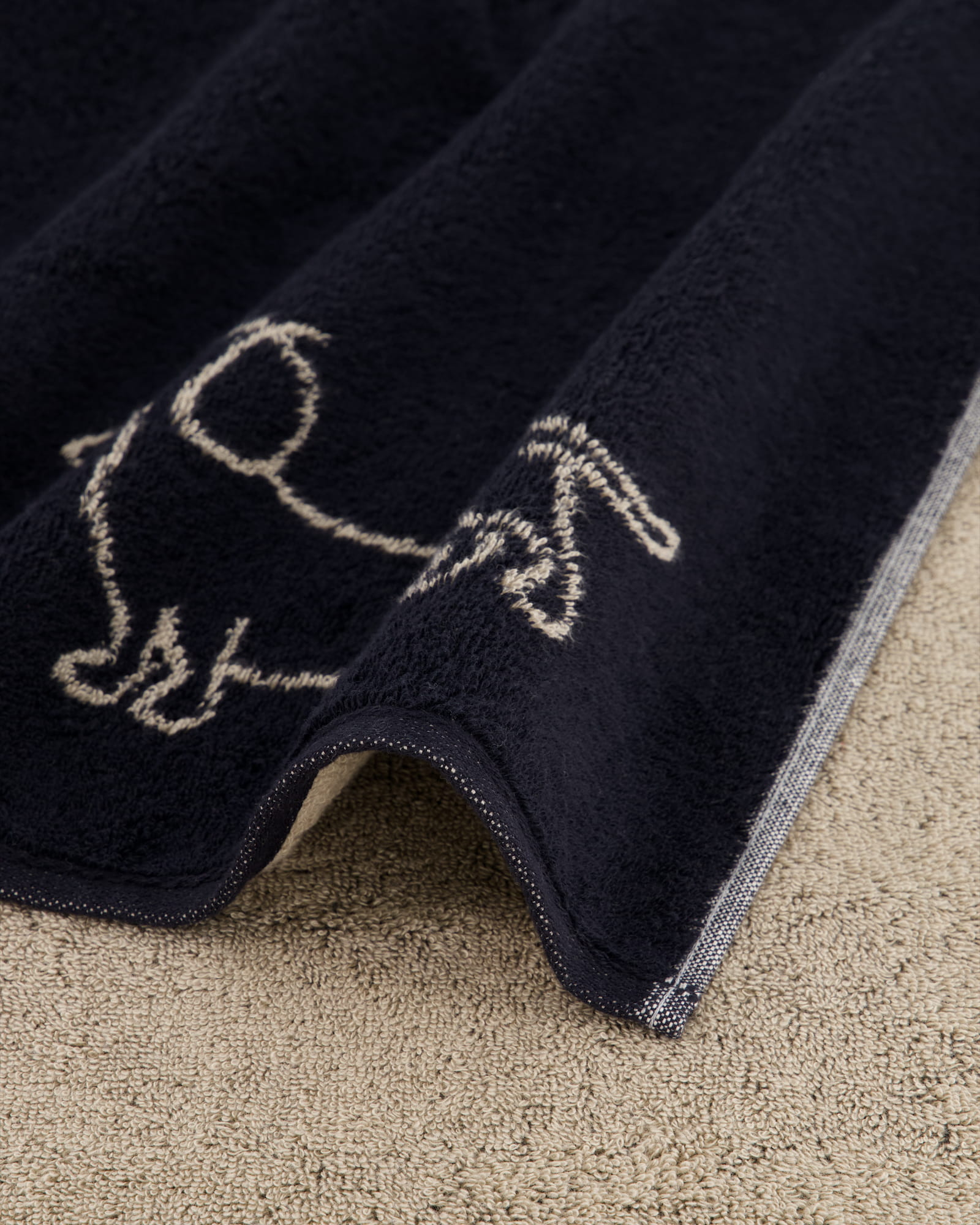 Cawö Handtücher WE LOVE DOGS Companion 6248 Schwarz-Beige - 93