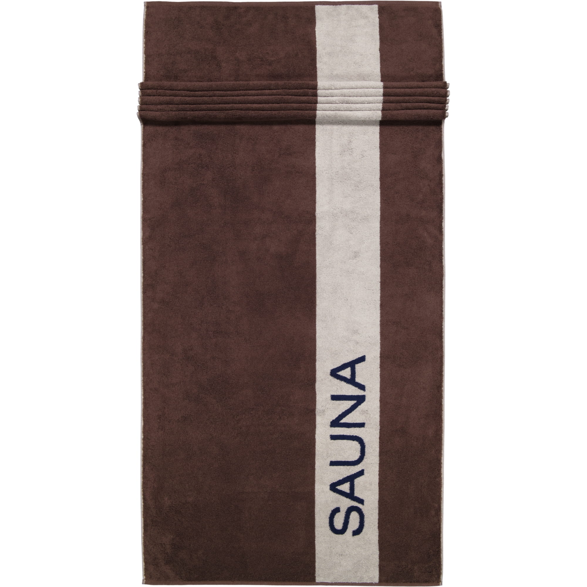 Cawö Saunatücher SAUNA 6238 mokka - 37 - 80x200 cm