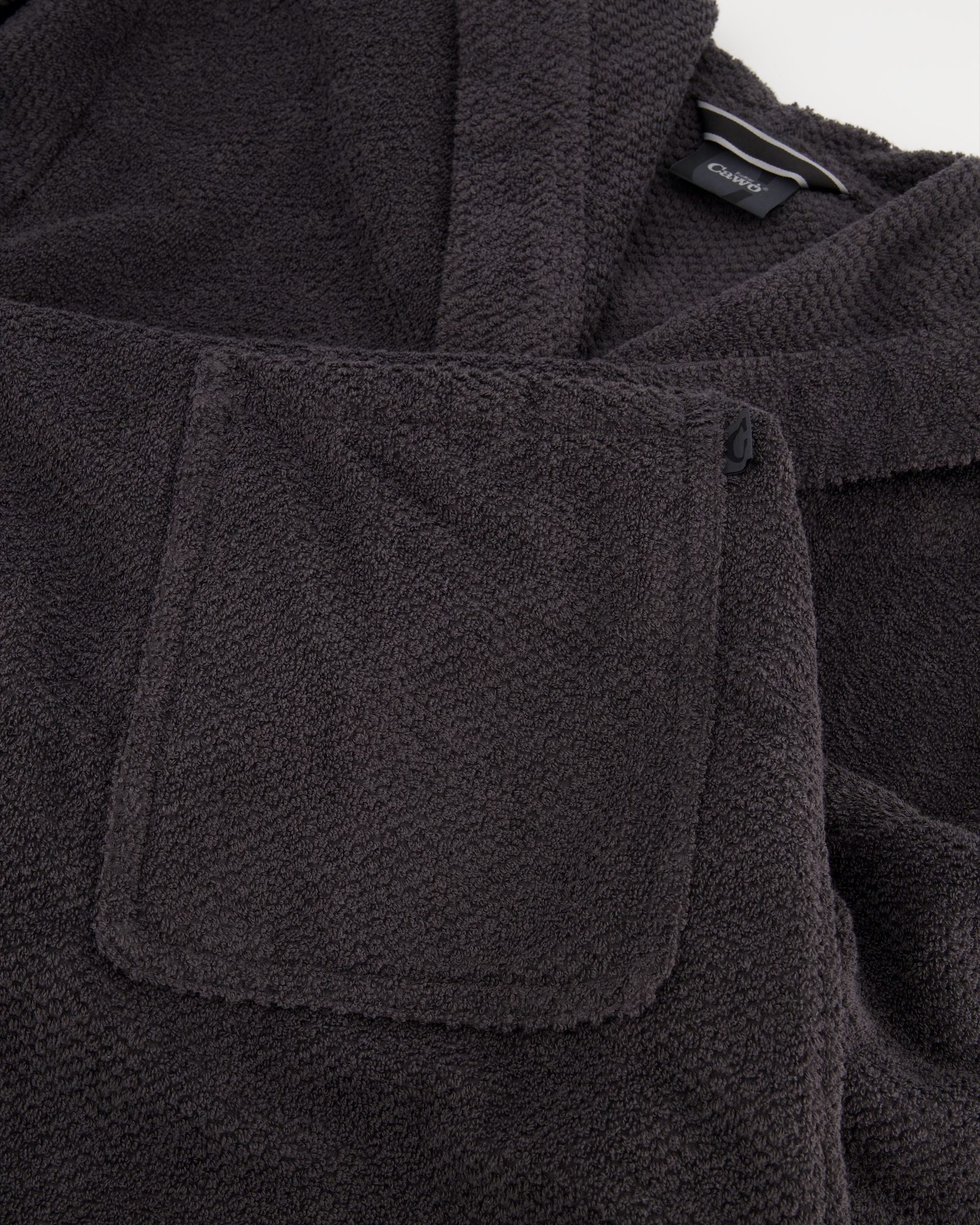 Cawö Bademäntel Herren Kapuze Pure 5623 basalt - 740