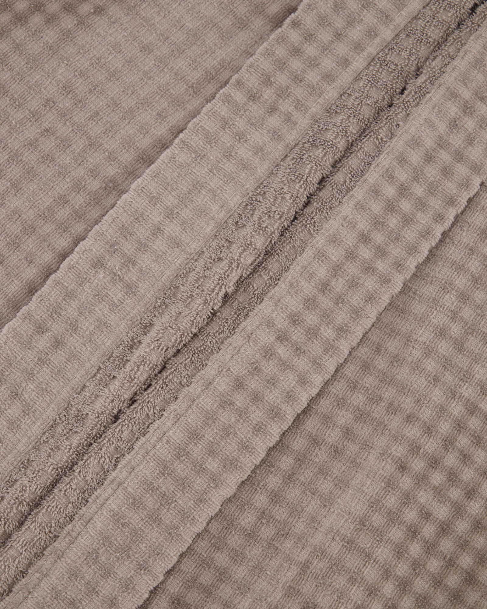 Cawö Bademäntel Herren Kimono Waffelpique 5508 graphit - 779