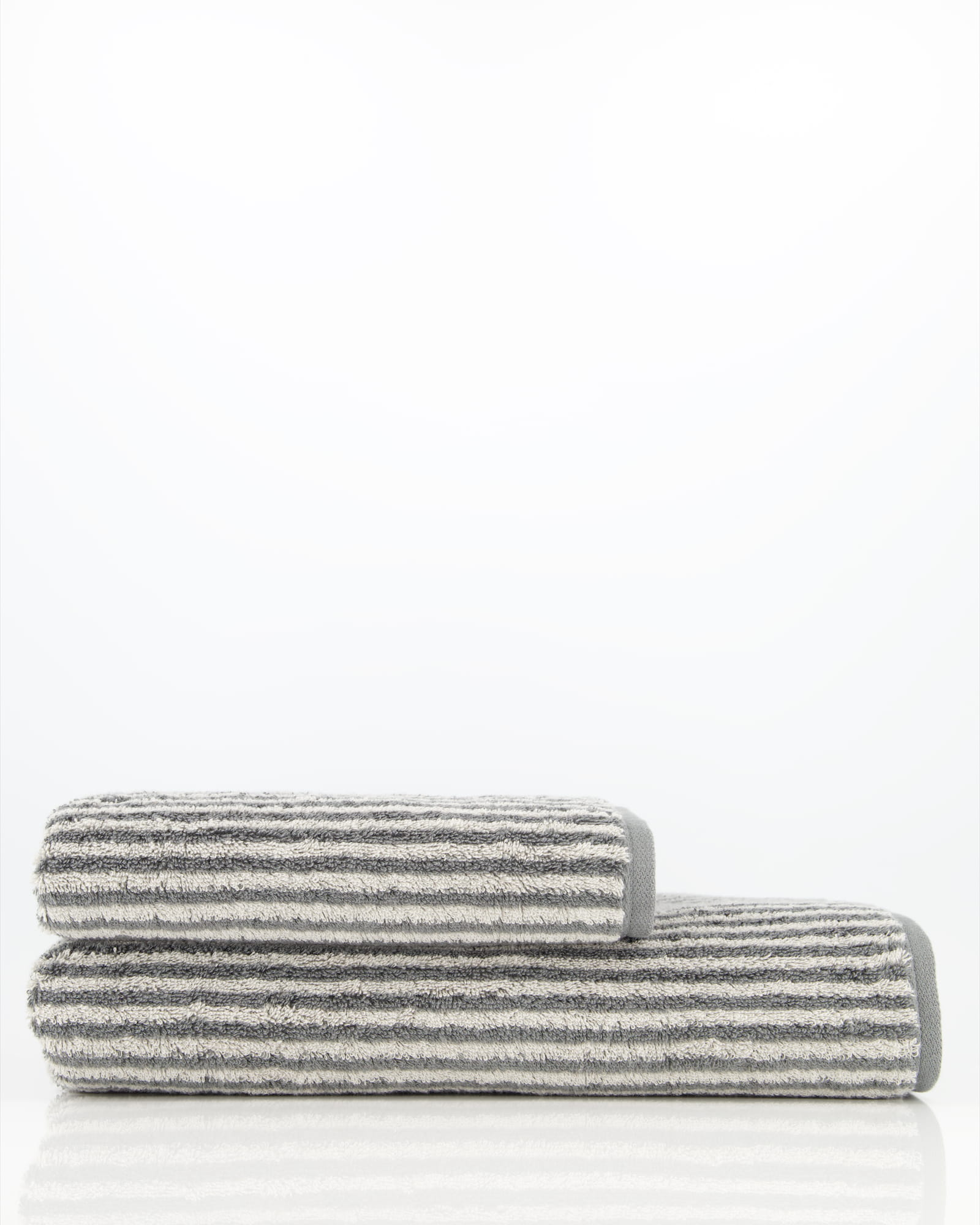 Cawö Handtücher Two-Tone Stripes 480 schiefer - 77