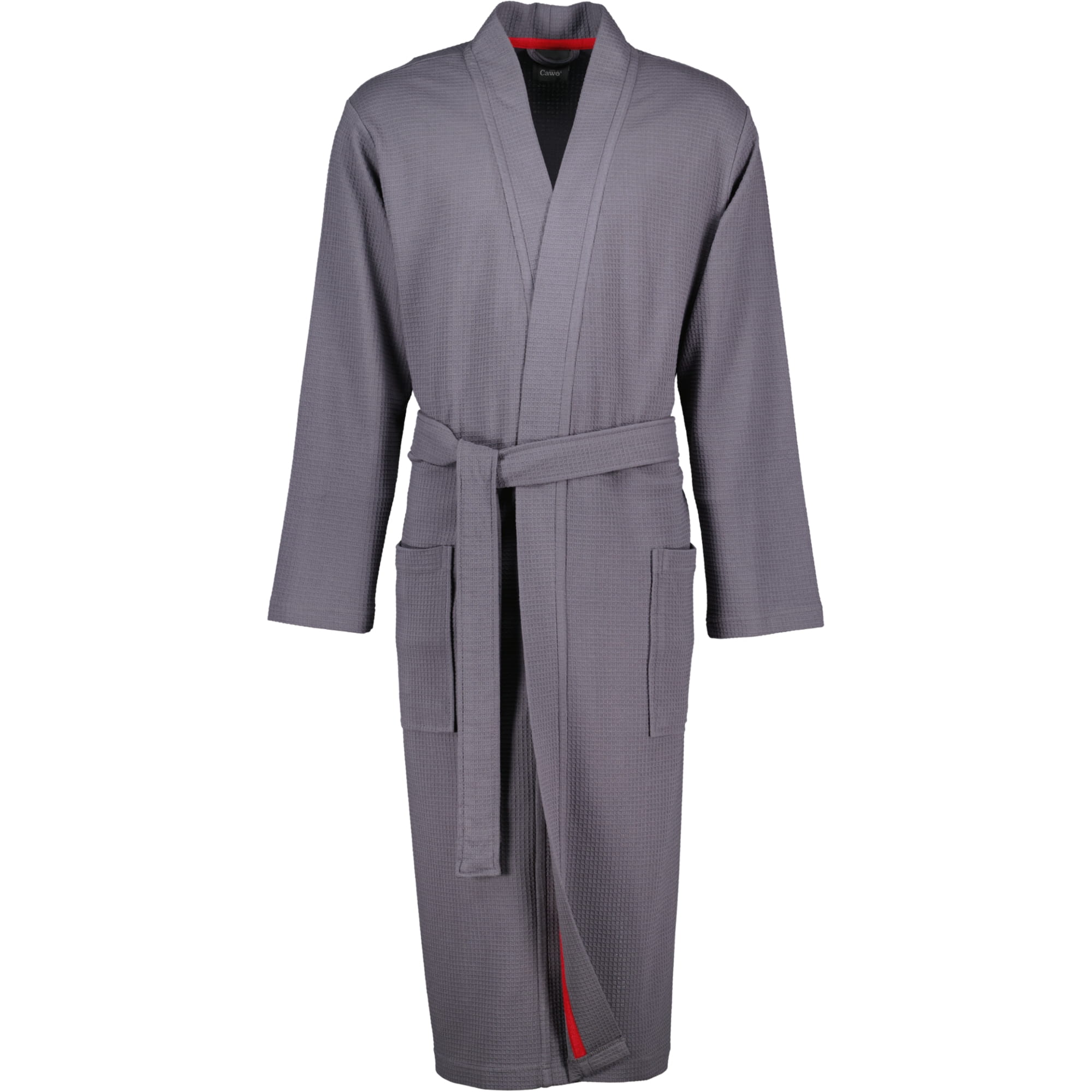 Cawö Home - Herren Bademantel Kimono 816 - Farbe: anthrazit - 72 - M