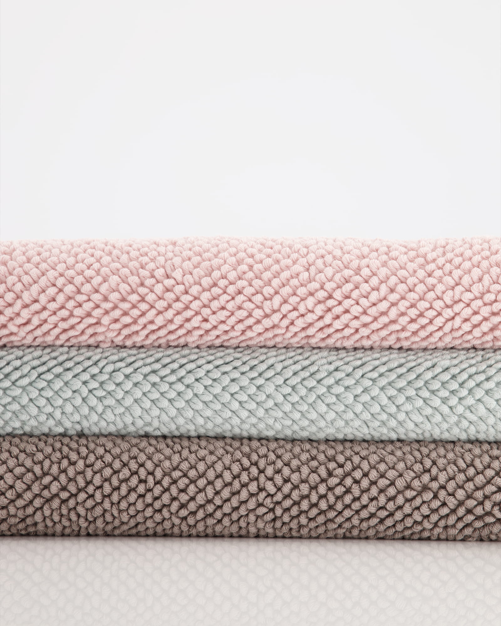 Cawö Home - Badteppich Loop 1007 - Farbe: eukalyptus - 450 - 60x60 cm