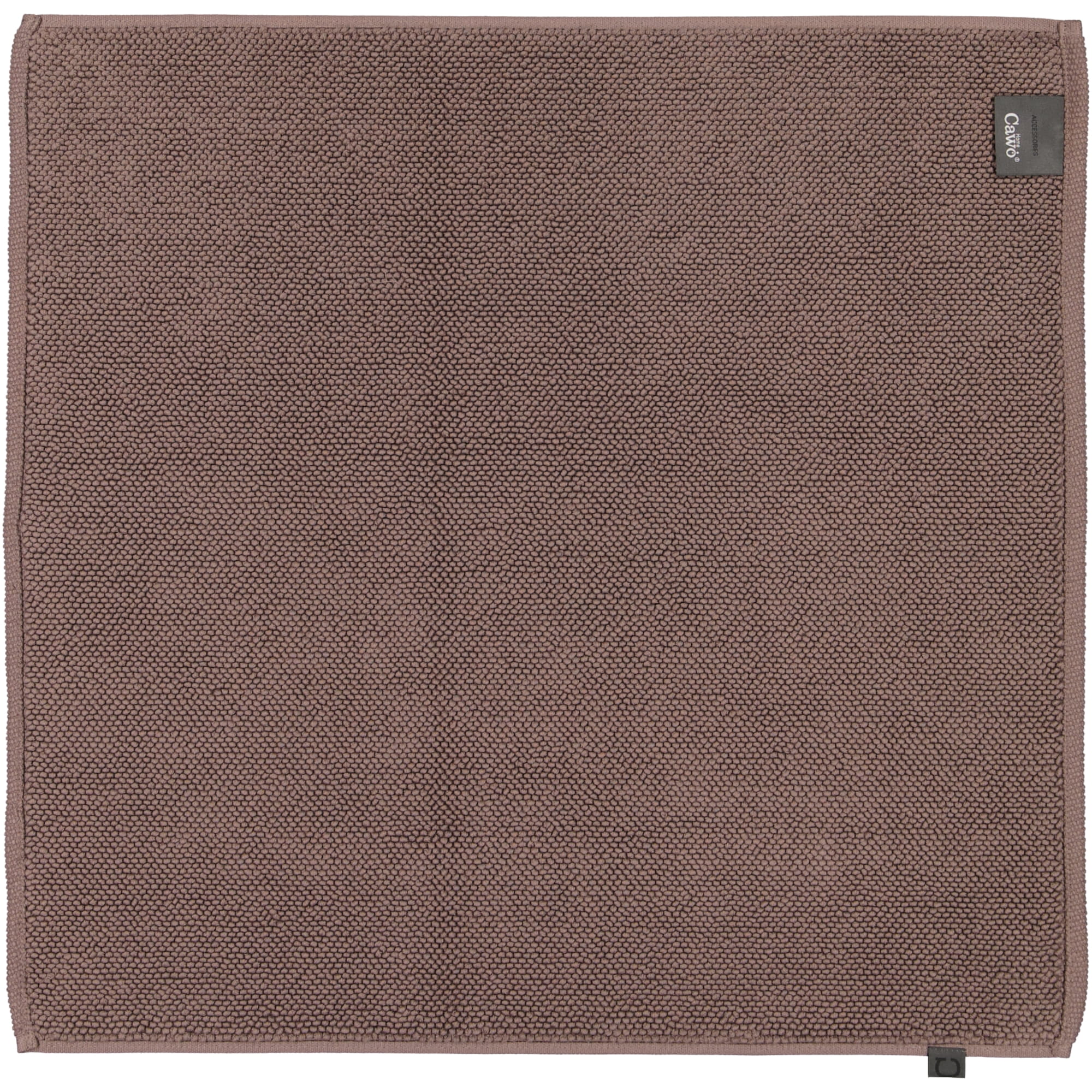 Cawö Home - Badteppich Loop 1007 - Farbe: pepper - 397 - 60x60 cm