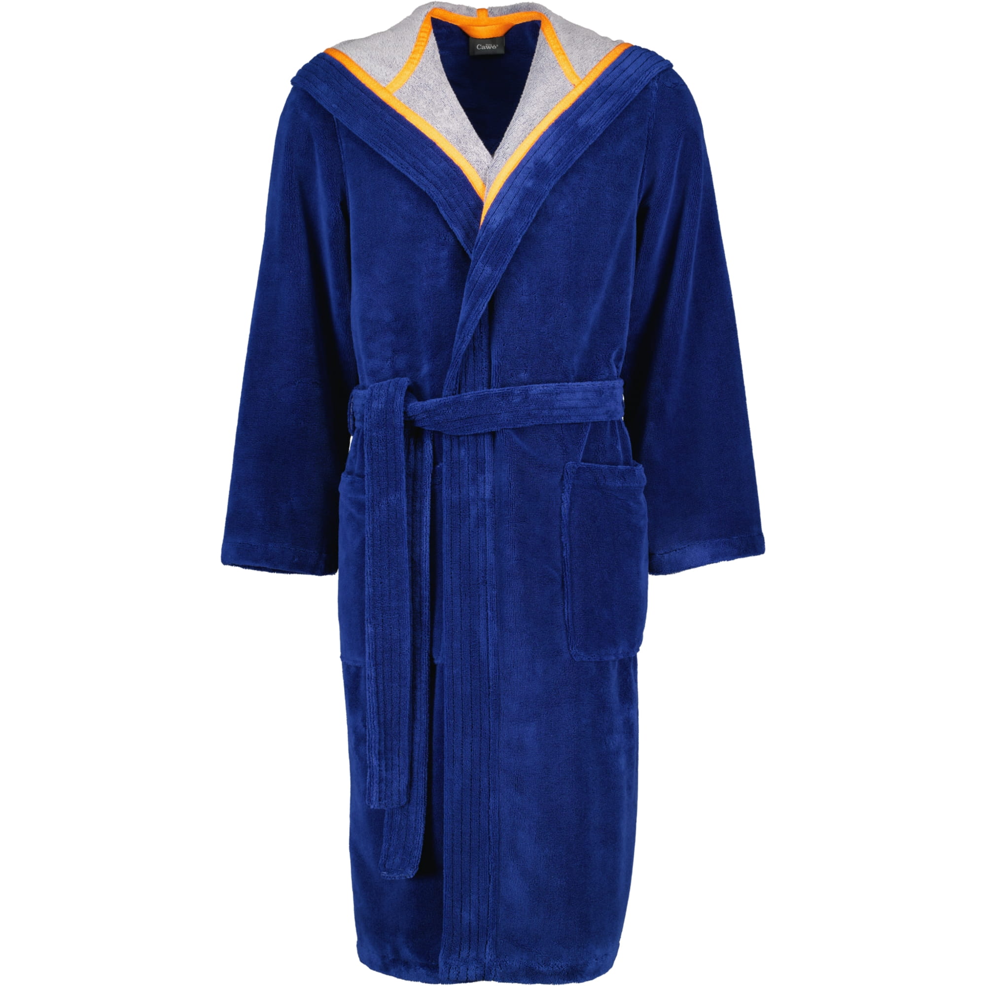 Cawö Home Bademäntel Herren Kapuze Doubleface 831 navy - 13