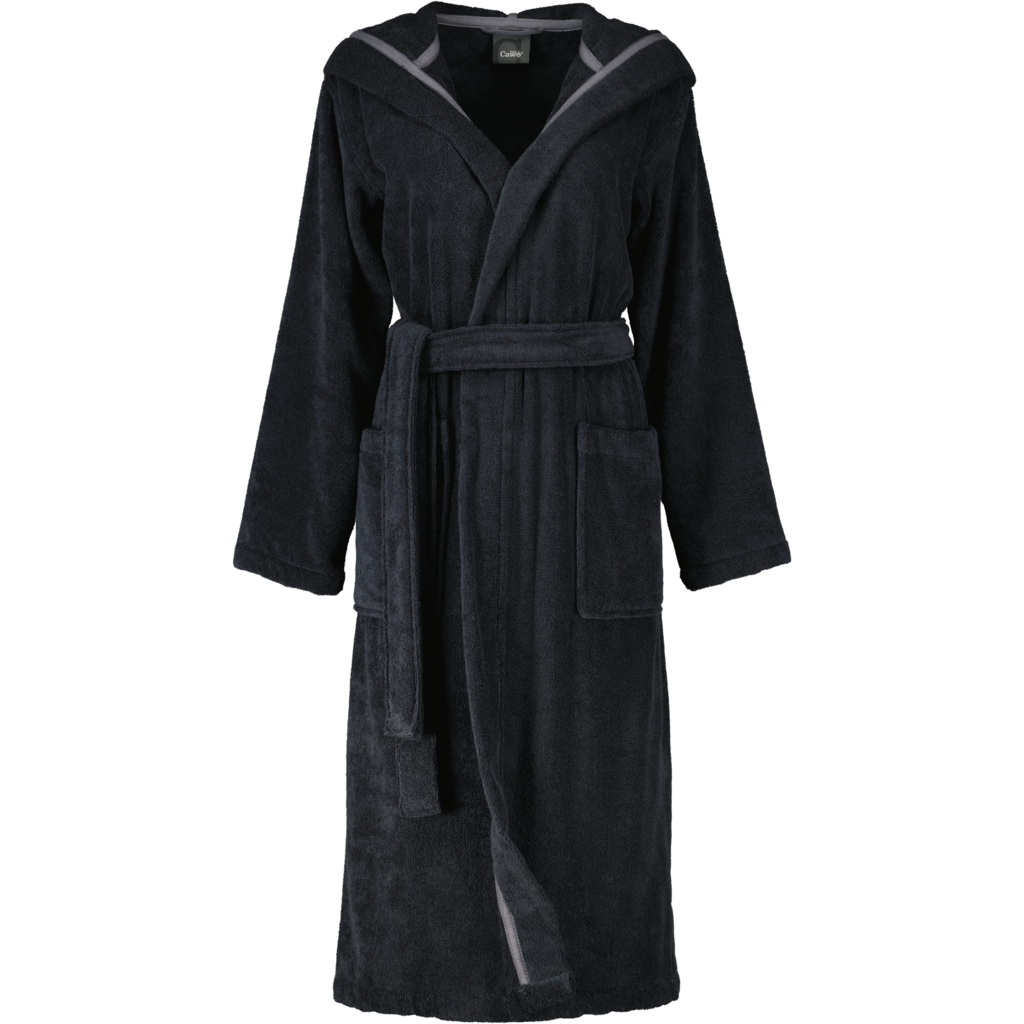 Cawö Home Damen Bademantel Kapuze 827 - Farbe: lava - 97 - XS