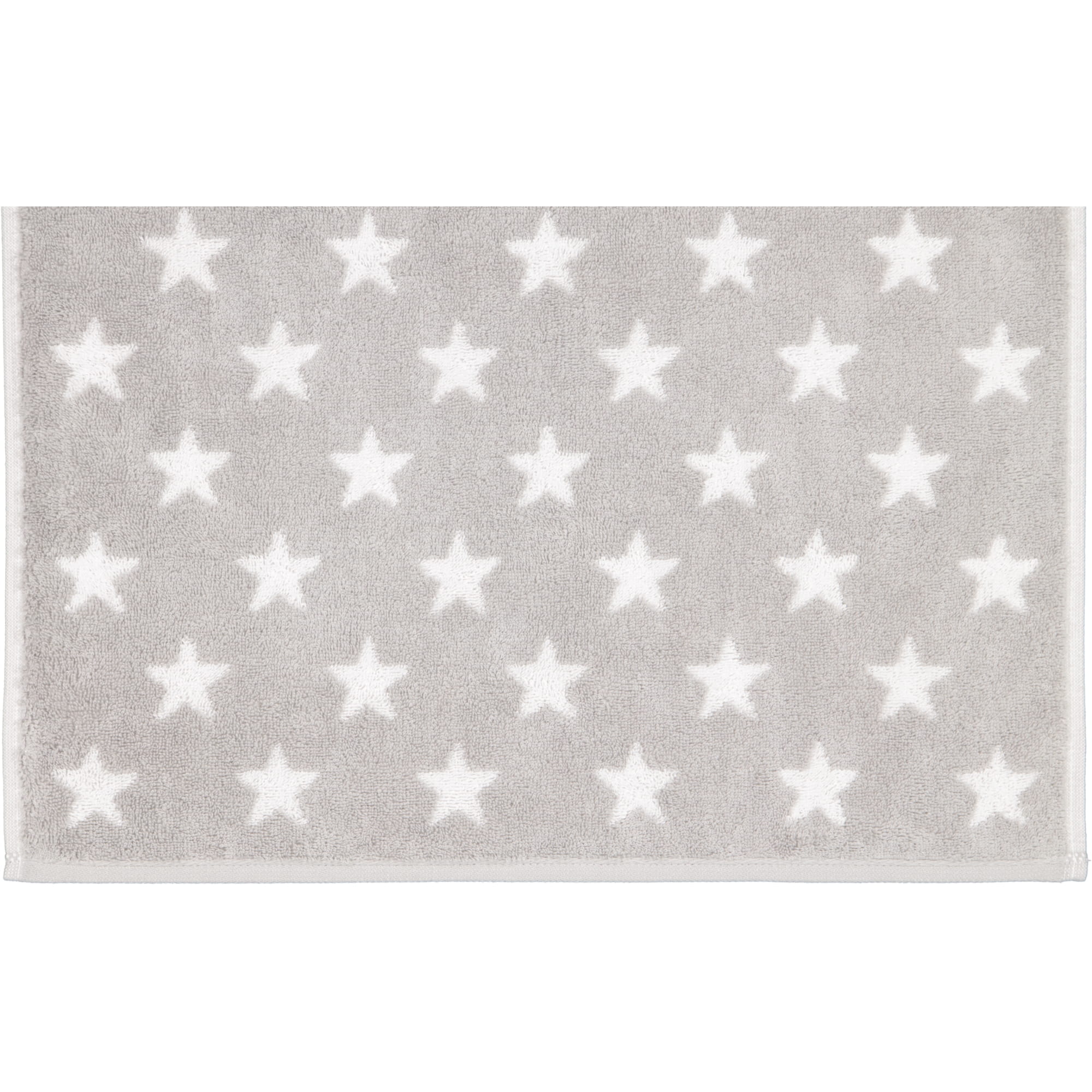 Cawö Handtücher NEW STARS Sterne klein 6261 platin/weiß - 76