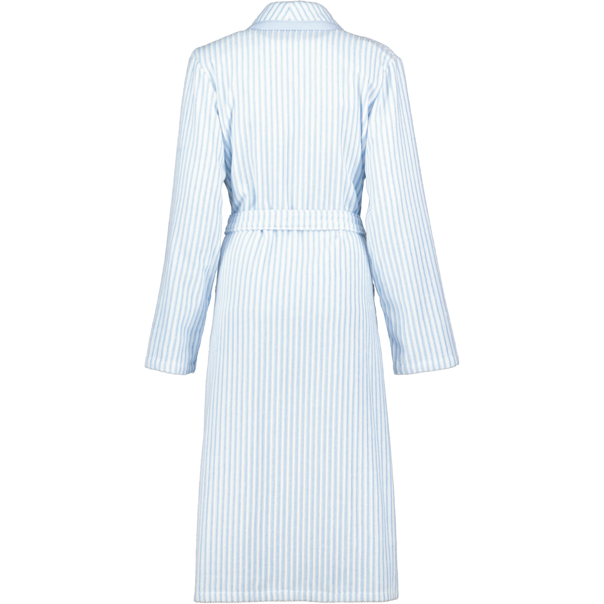 Cawö - Damen Bademantel Schalkragen 3423 - Farbe: mittelblau - 11 - M