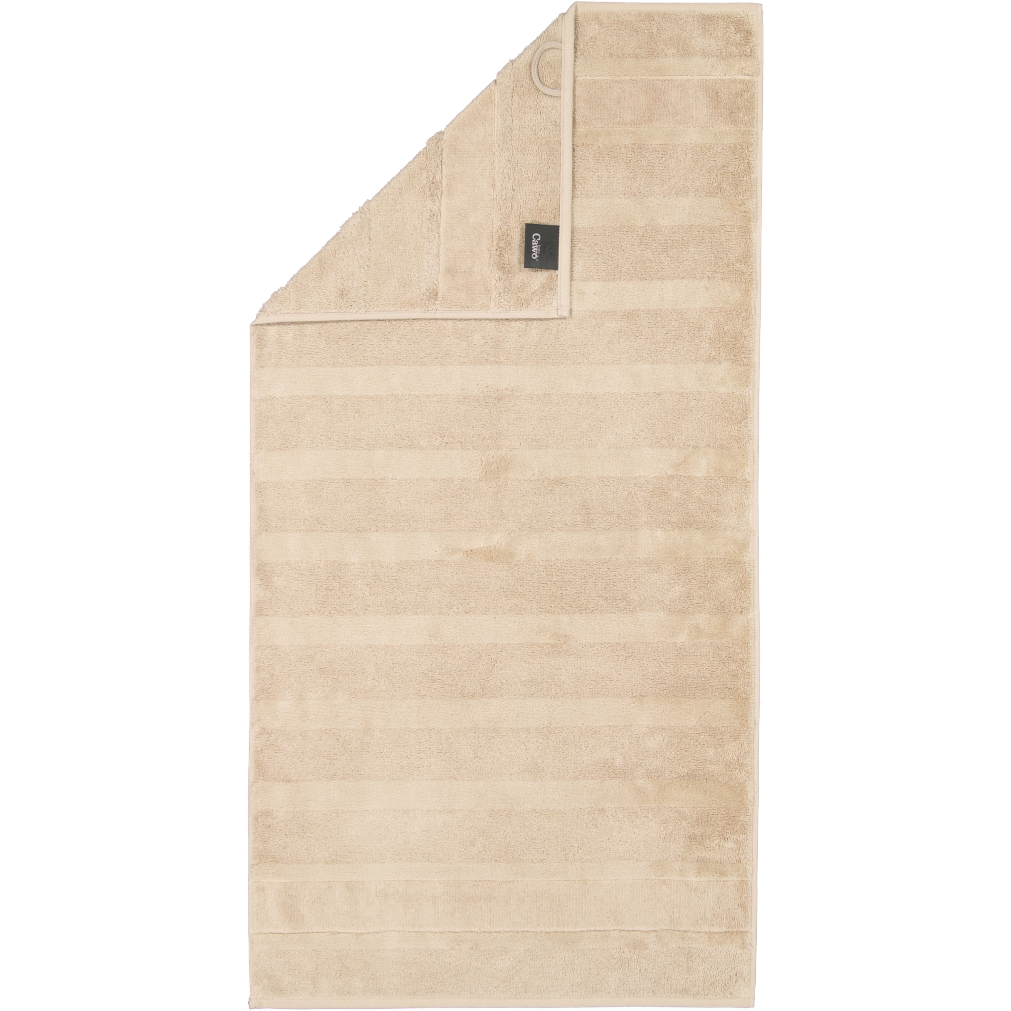 Cawö - Noblesse2 1002 - Farbe: 375 - sand - Handtuch 50x100 cm